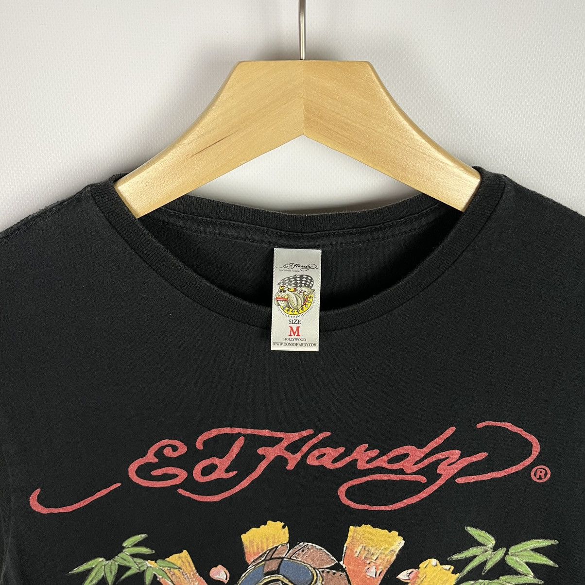 Ed Hardy Vintage Ed Hardy by Christian Audigier tattoo y2k tee 90’s Size M / US 6-8 / IT 42-44 - 2 Thumbnail