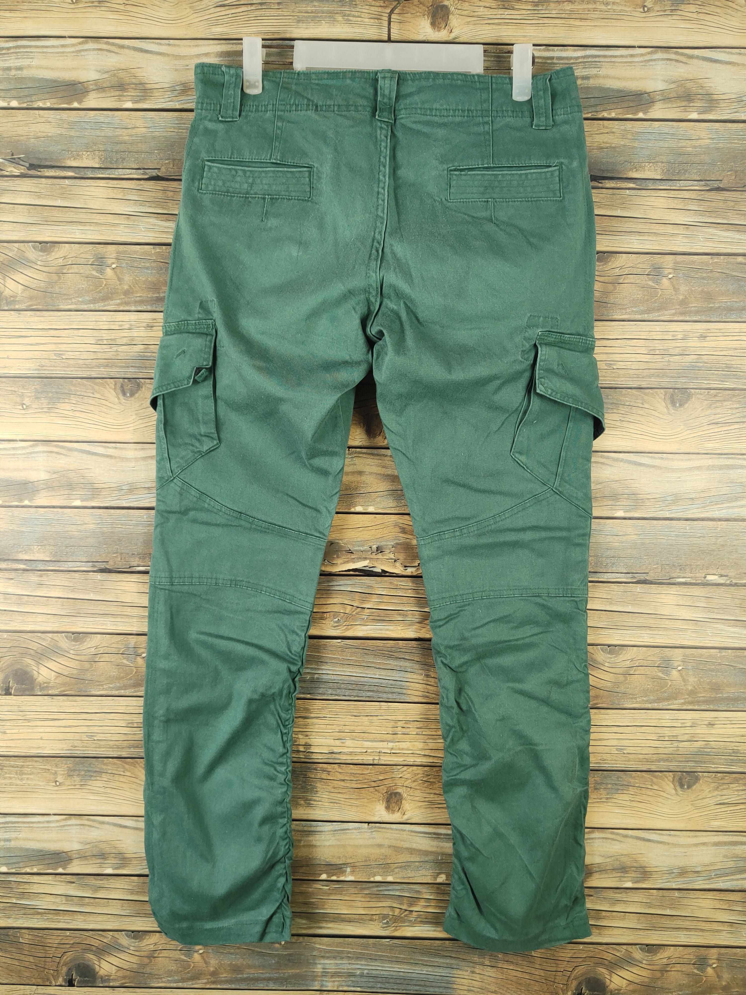 semanticdesign DL Semantic Design Green Multipocket Cargo Pants #2159 Size US 30 / EU 46 - 7 Thumbnail