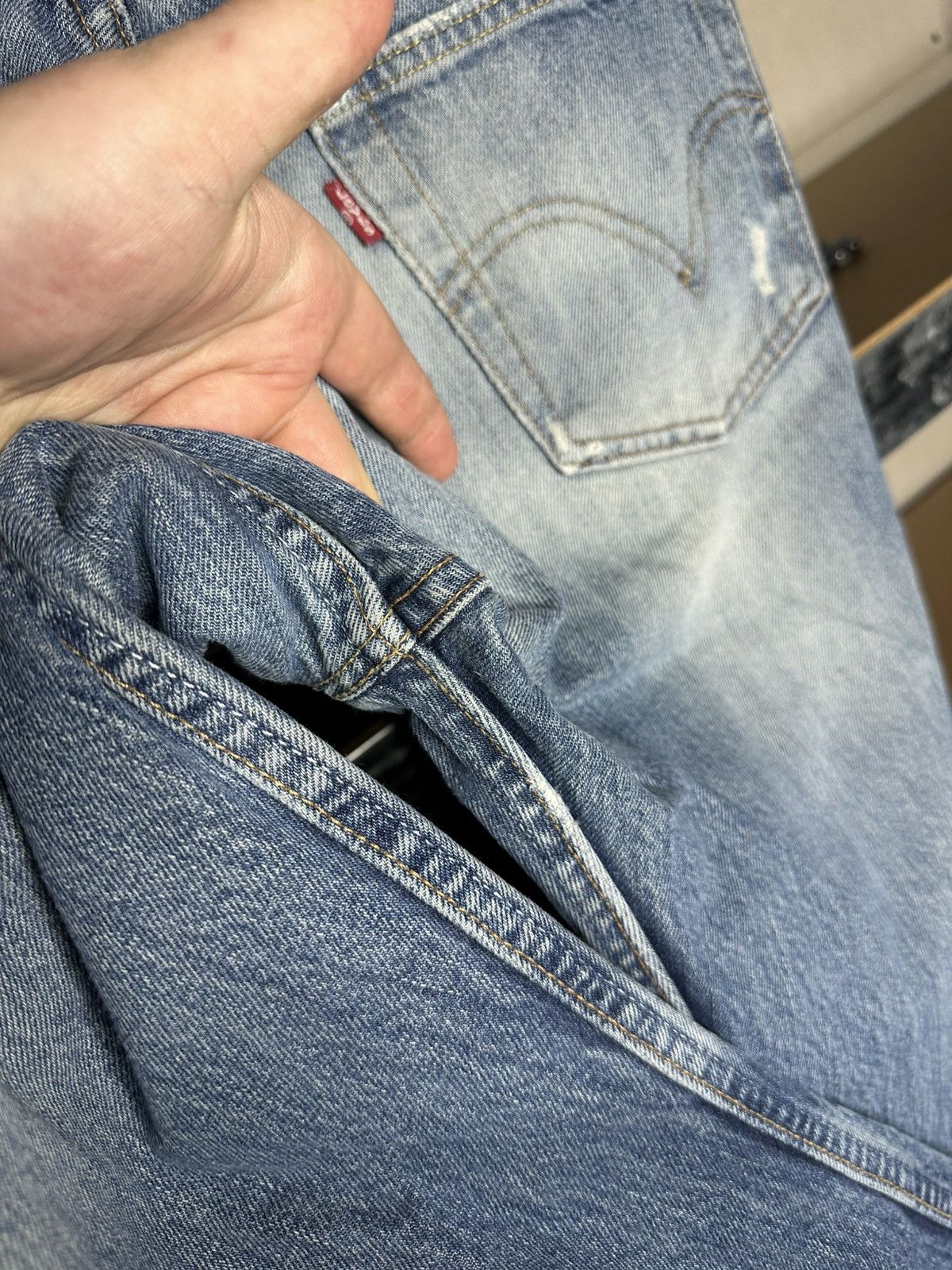 Levi's Levi’s 501 LTD Edition Distressed Denim Jeans Size 34x32 Size US 34 / EU 50 - 14 Thumbnail