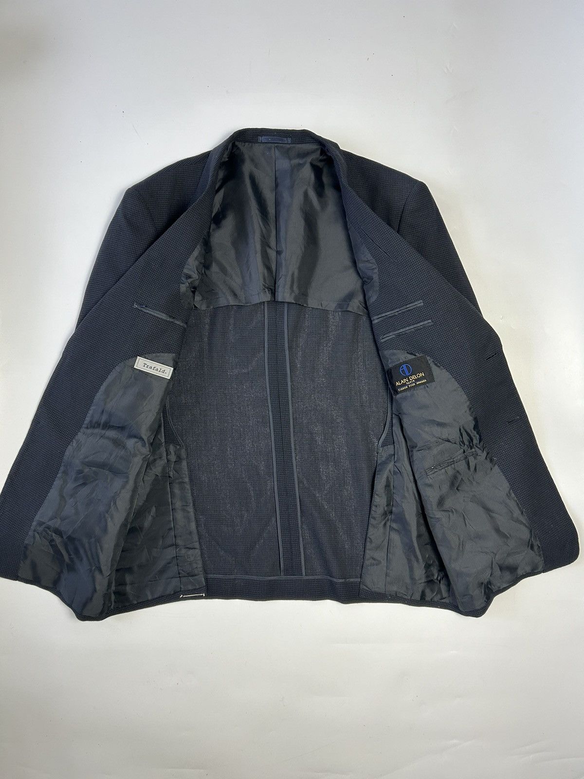 ALAIN DELON × Designer ALAIN DELON PARIS SINGLE BREAST BLAZER Size 40R - 2 Thumbnail