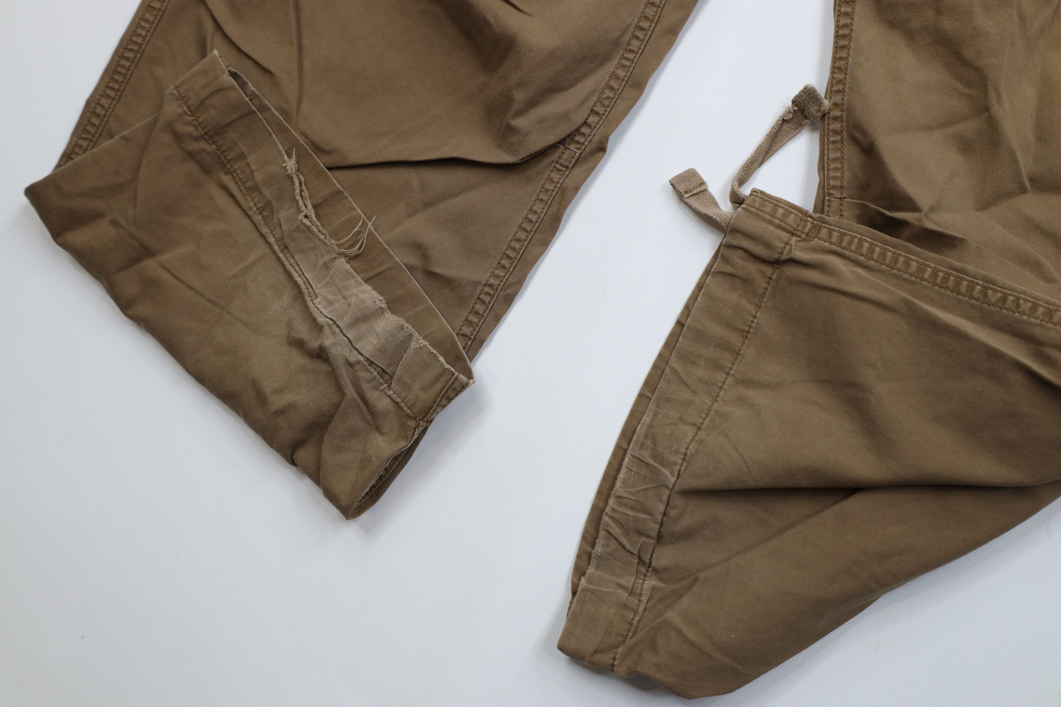 Aeropostale Vintage 90s Y2K Aeropostale Wide Leg Cargo Pants Brown Size US 32 / EU 48 - 6 Thumbnail