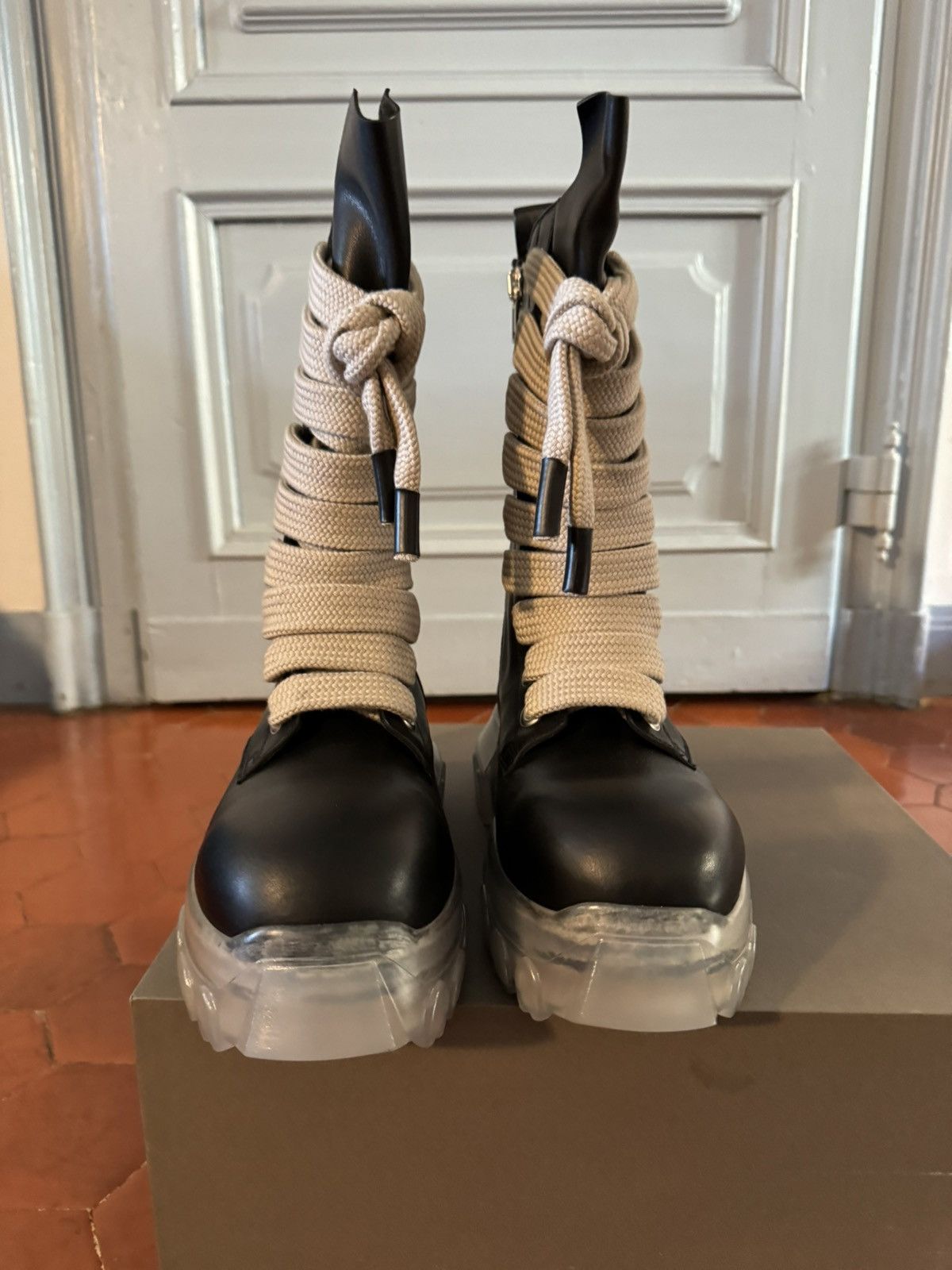 Rick Owens Rick Owens jumbo lace bozo tractor boots Size US 8 / EU 41 - 3 Thumbnail