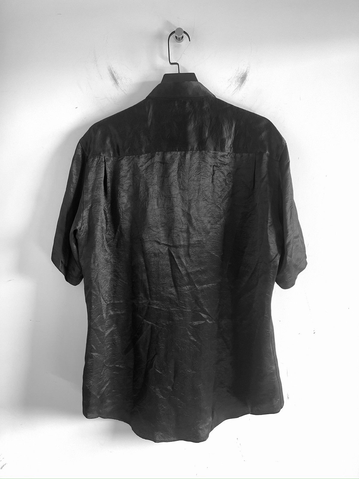 Yohji Yamamoto Yohji Yamamoto Pour Homme ACETATE SHORT SLEEVE SHIRT BLOUSE Size US XL / EU 56 / 4 - 3 Thumbnail