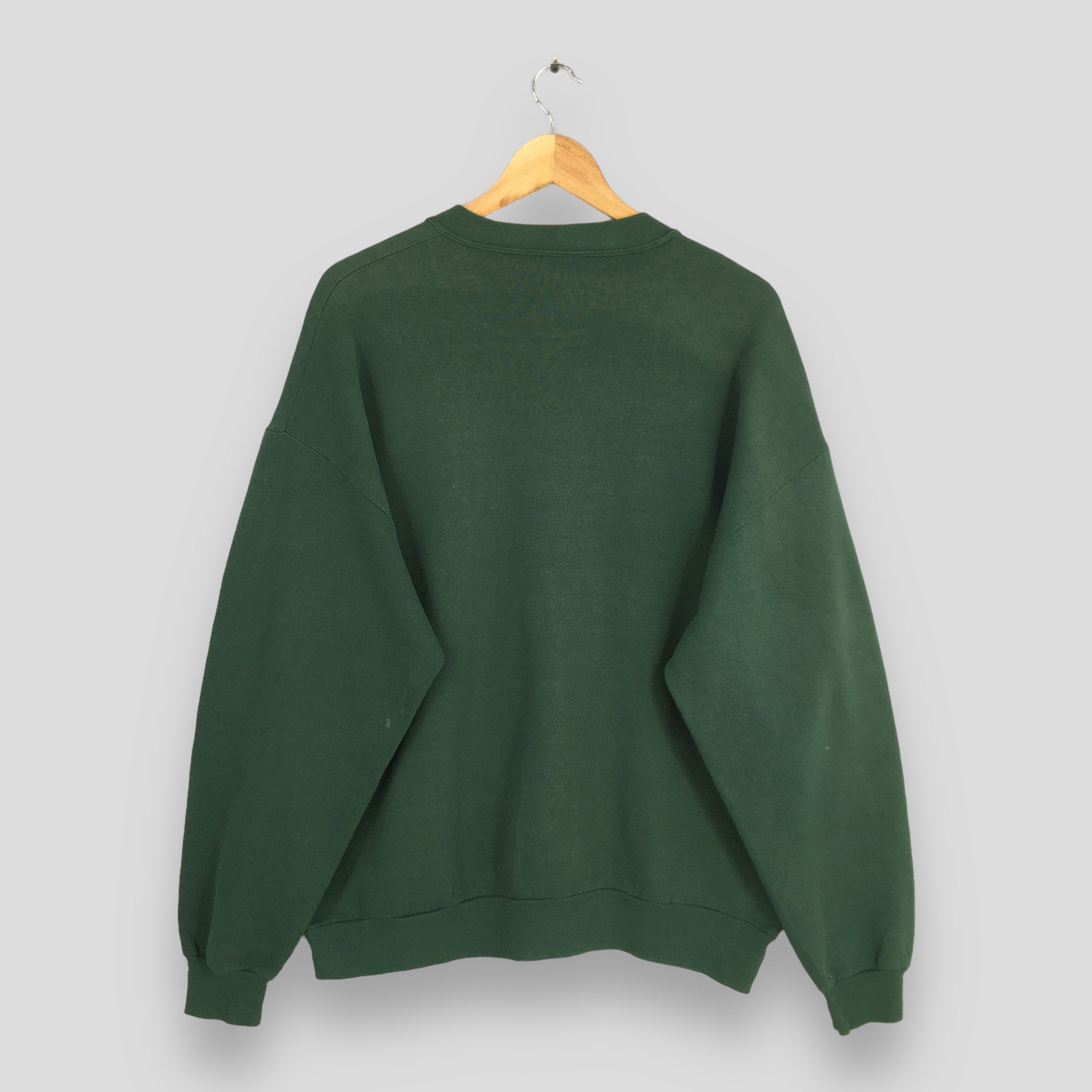 NCAA Vintage University of Miami Hurricanes Green Sweatshirt XL Size US XL / EU 56 / 4 - 8 Thumbnail
