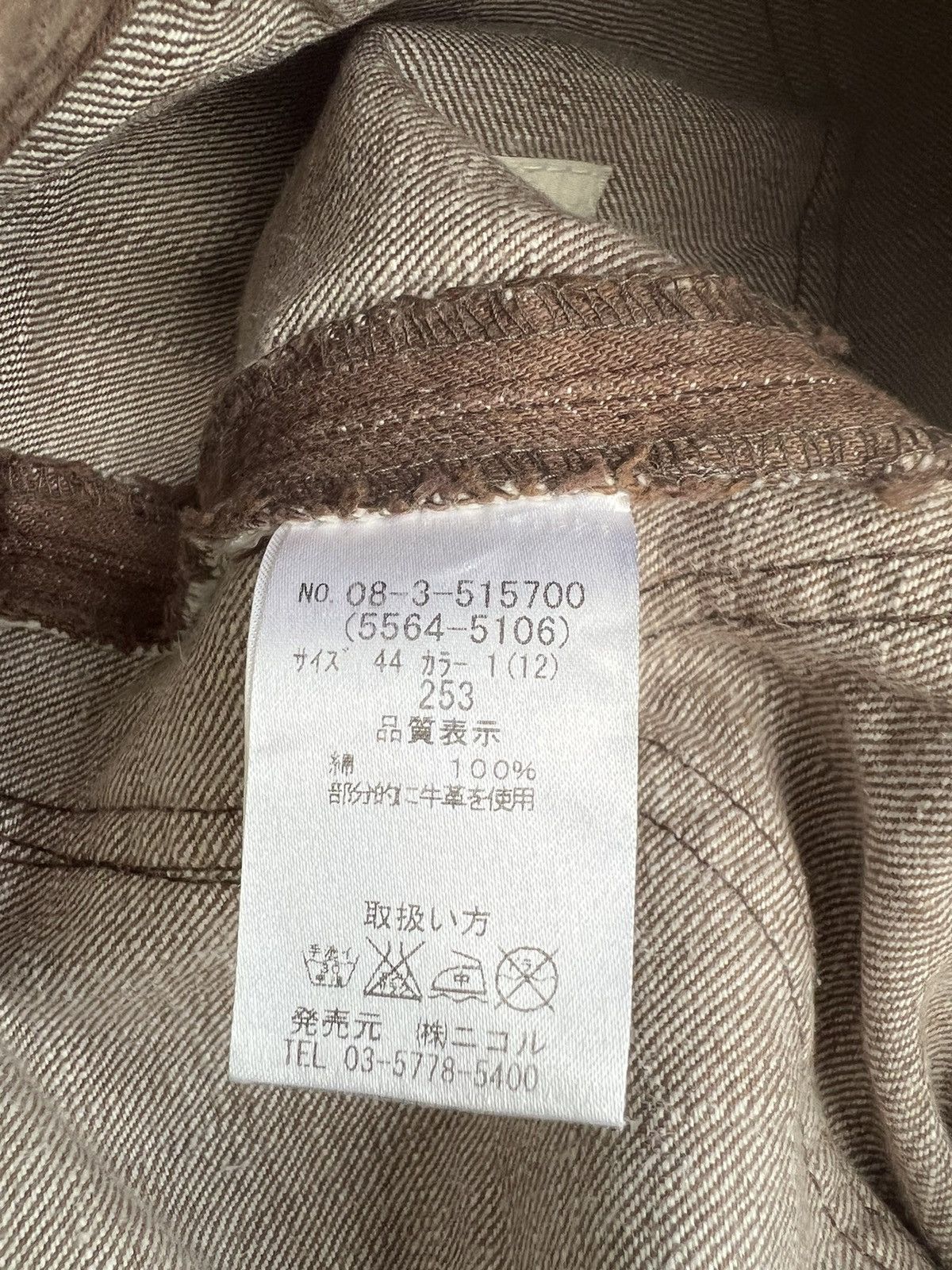 If Six Was Nine 1990s Nicole Clubs 🇯🇵 Leather Guns Pockets Flare Denim Size US 32 / EU 48 - 13 Thumbnail