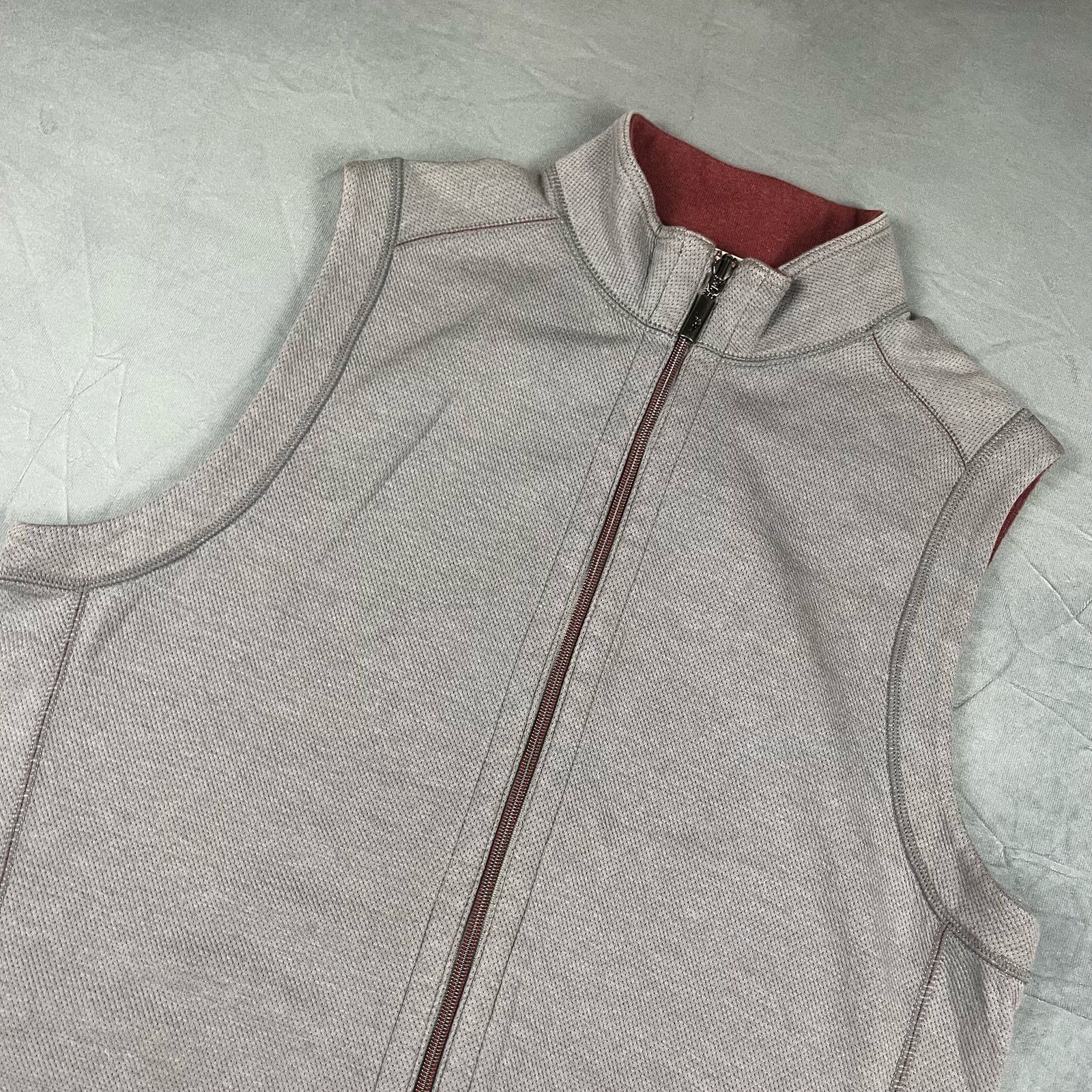 Tommy Bahama NWT! Reversible Tommy Bahama Vest Tencell Lyocel Zip X-04 Size US S / EU 44-46 / 1 - 3 Thumbnail