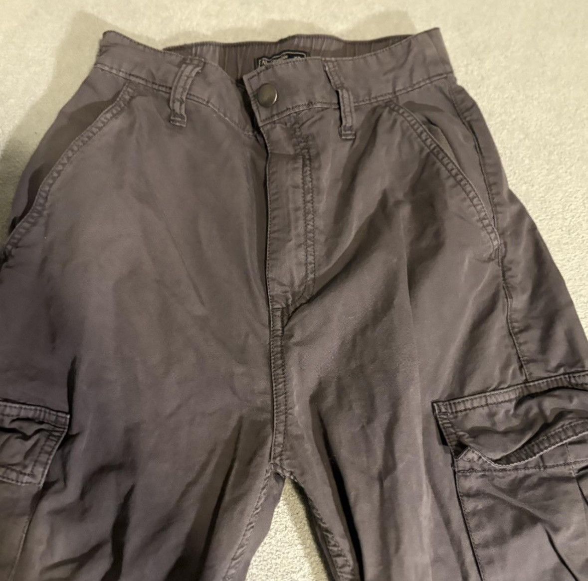 Abercrombie & Fitch Vintage Abercrombie & Fitch Grey Joggers XS Size 26" / US 2 / IT 38 - 2 Thumbnail