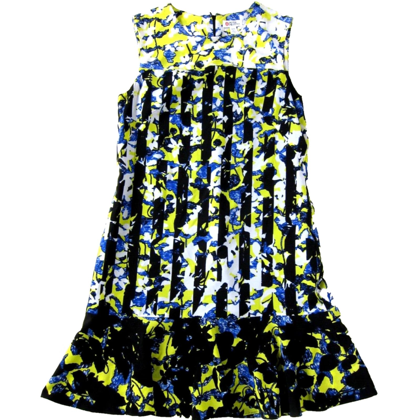 Peter Pilotto Peter Pilotto Yellow Floral Sleeveless Shift Tunic Tank Dress M Women Medium Size M / US 6-8 / IT 42-44 - 2 Thumbnail
