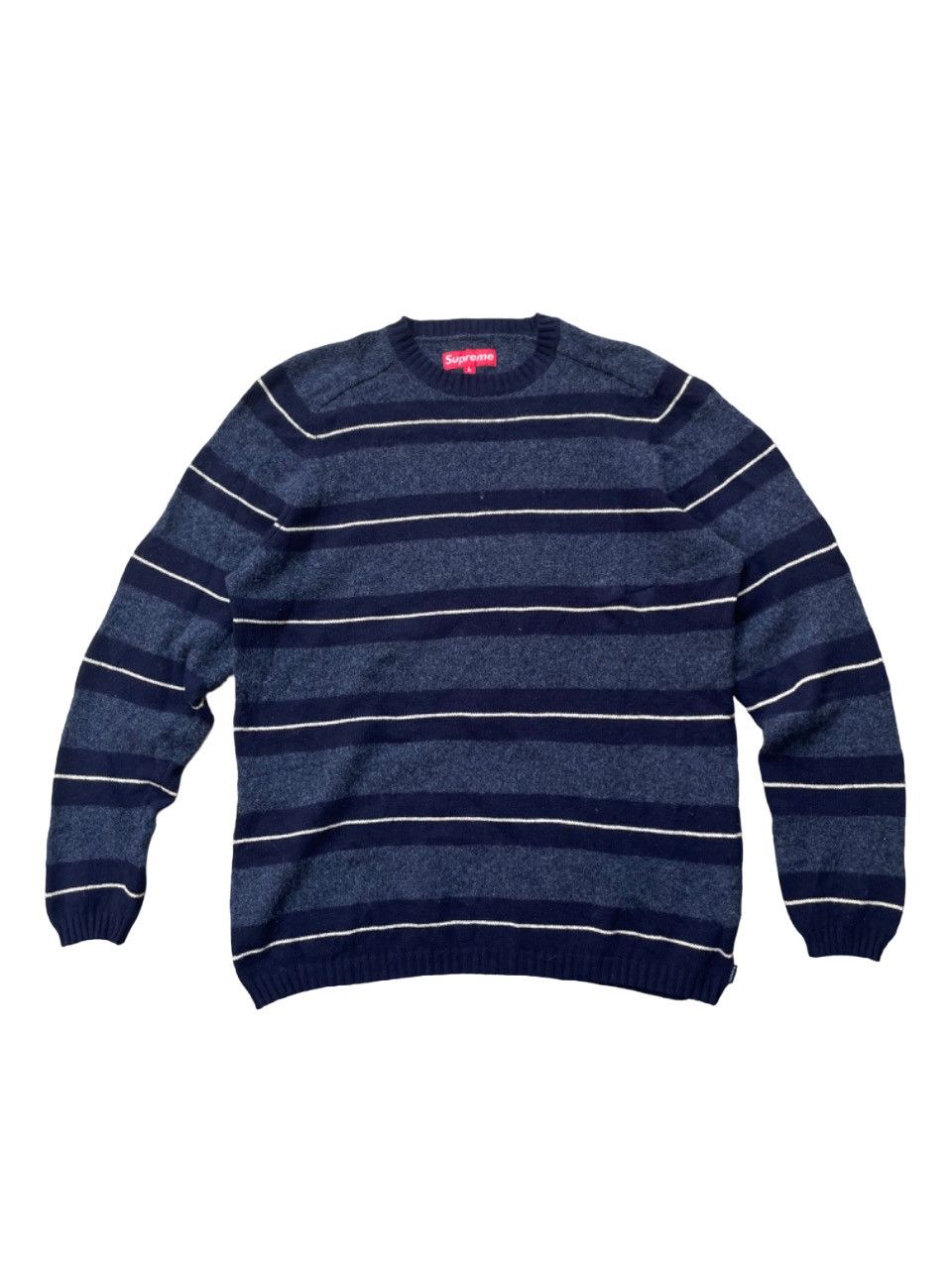 Supreme Tackle Twill Sweater Teal | Grailed