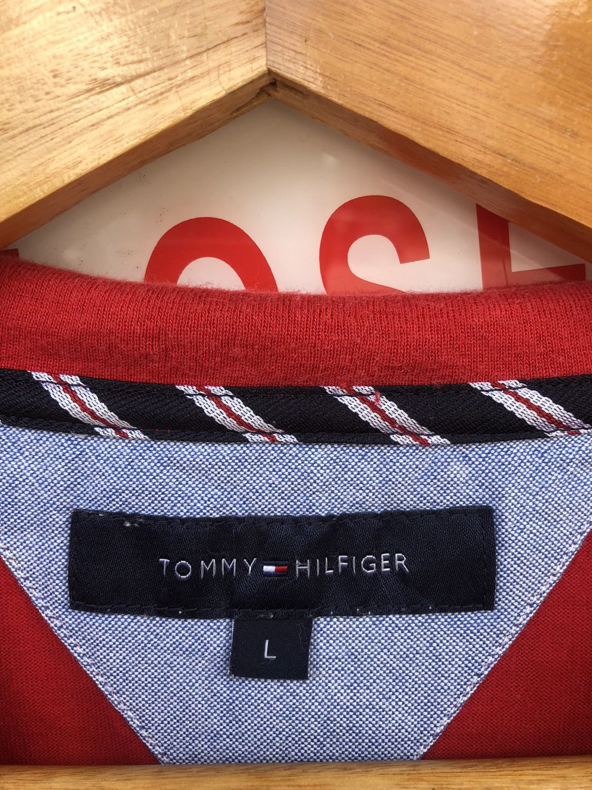 Tommy Hilfiger × Vintage Vintage Tommy Hilfiger USA 1/4 Zipper Polo Tee Size US L / EU 52-54 / 3 - 13 Thumbnail