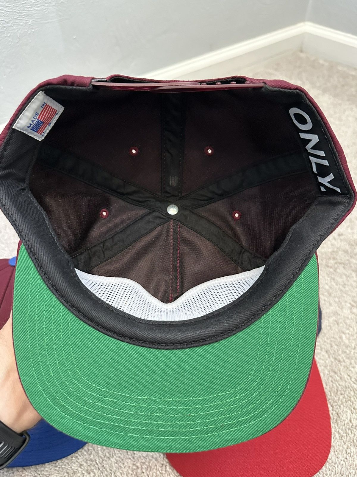 Only NY Lot of 8 ONLY NY SnapBack hat collection Adjustable vintage Size ONE SIZE - 13 Thumbnail