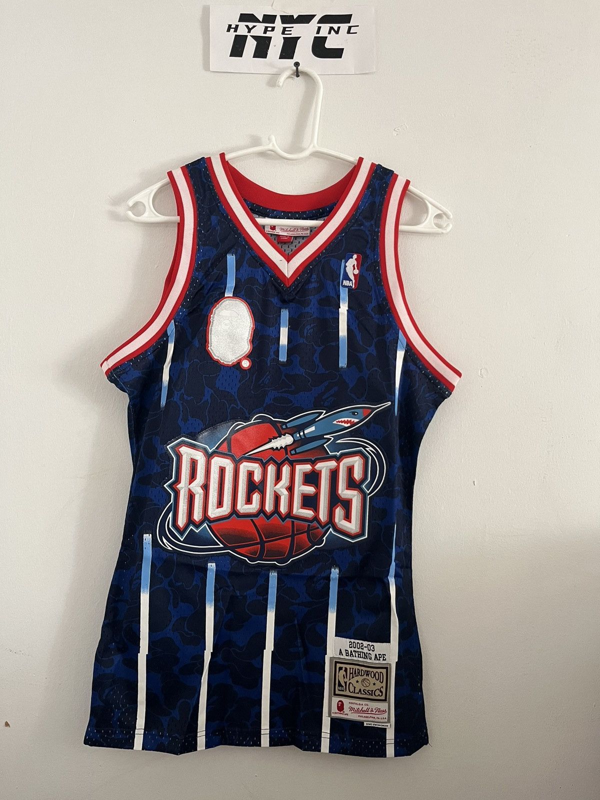 Houston rockets bape jersey online