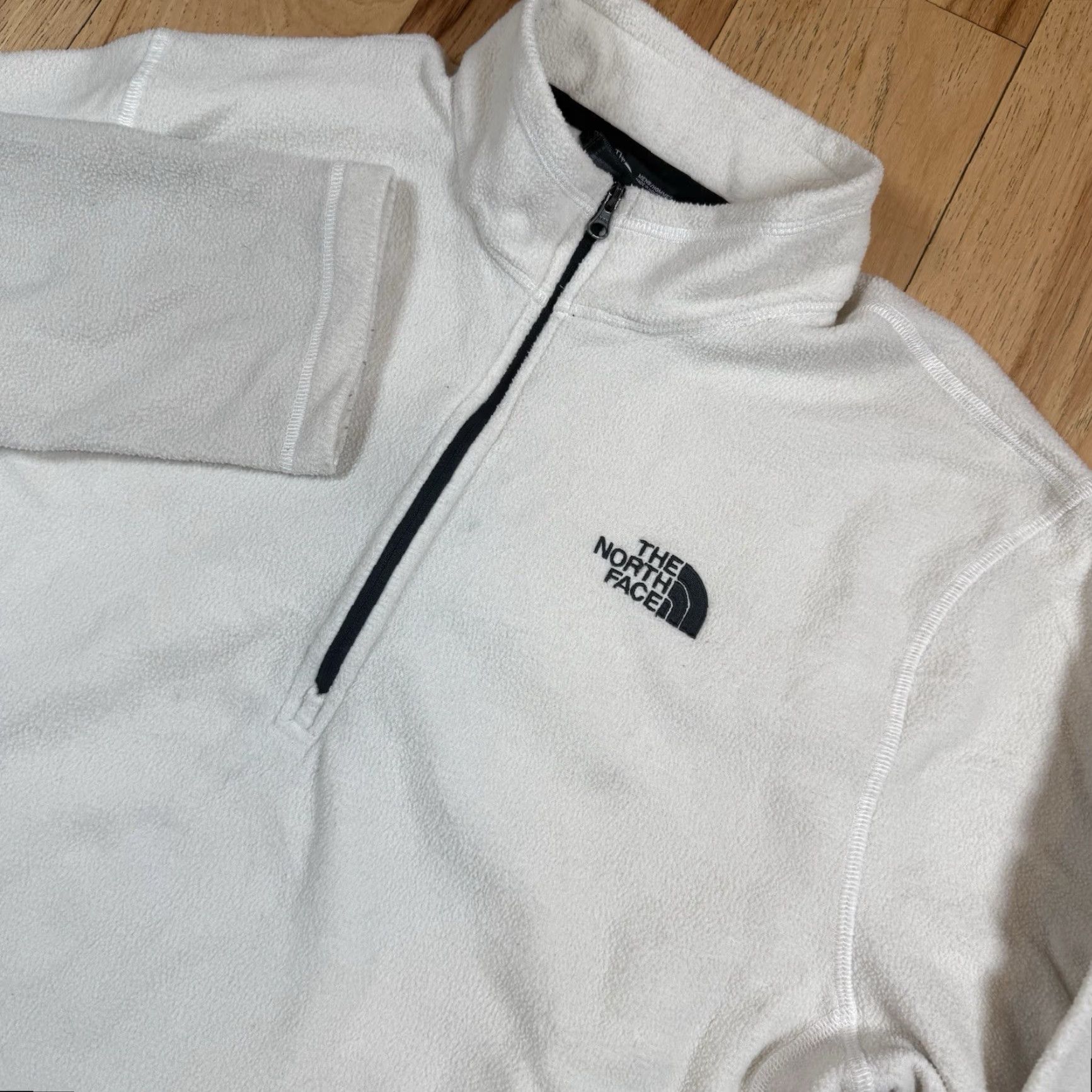 The North Face The North Face Jacket Mens L Ivory Fleece Zip Size US L / EU 52-54 / 3 - 2 Thumbnail