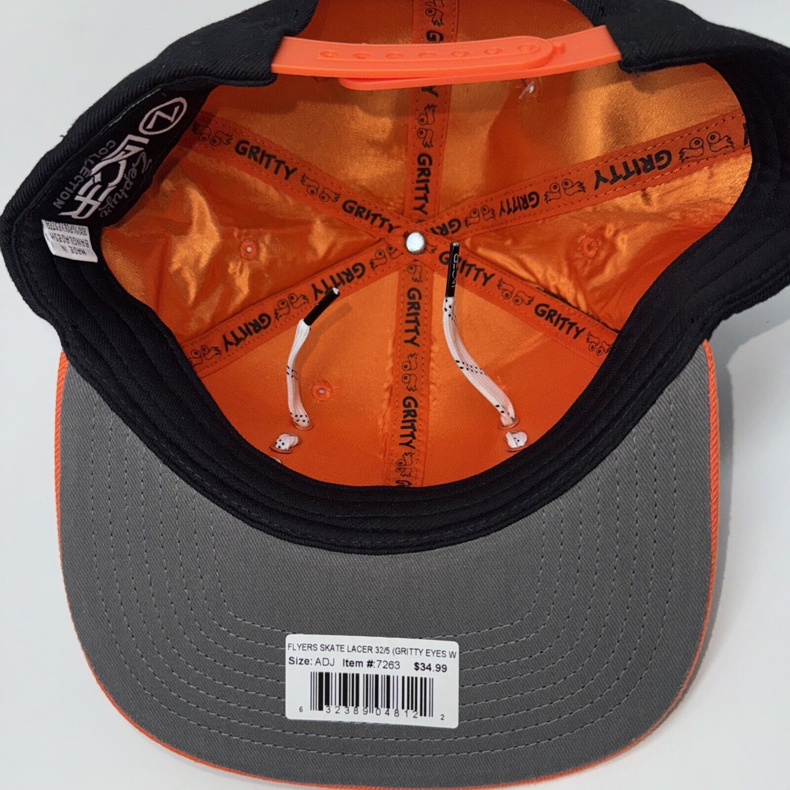 Zephyr NEW Philadelphia Flyers Gritty Lacer SnapBack Hat ZEPHYR Size ONE SIZE - 7 Thumbnail