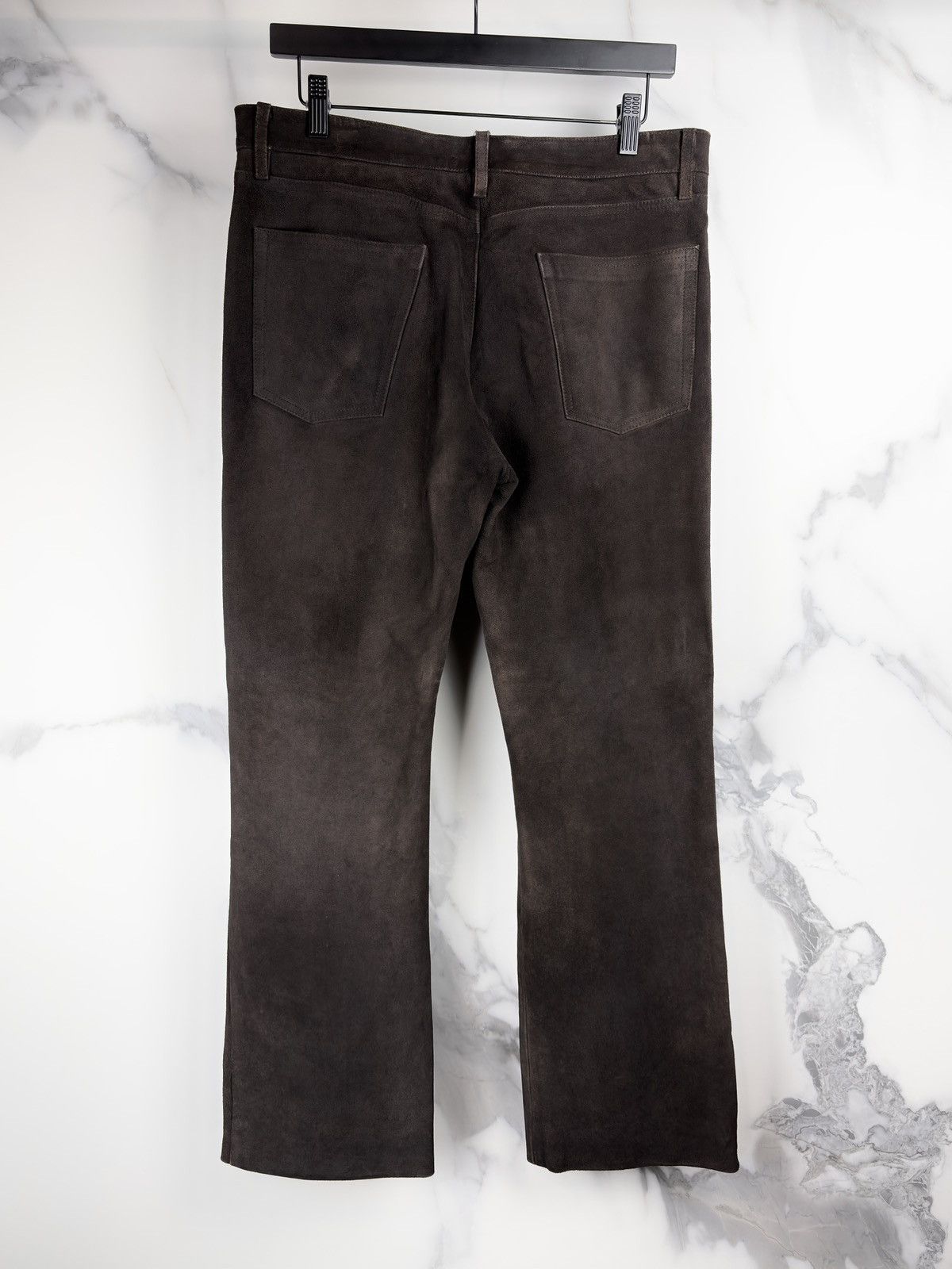 Gucci Gucci Tom Ford Bootcut Chocolate Suede Leather Pants Jeans Size US 32 / EU 48 - 3 Thumbnail