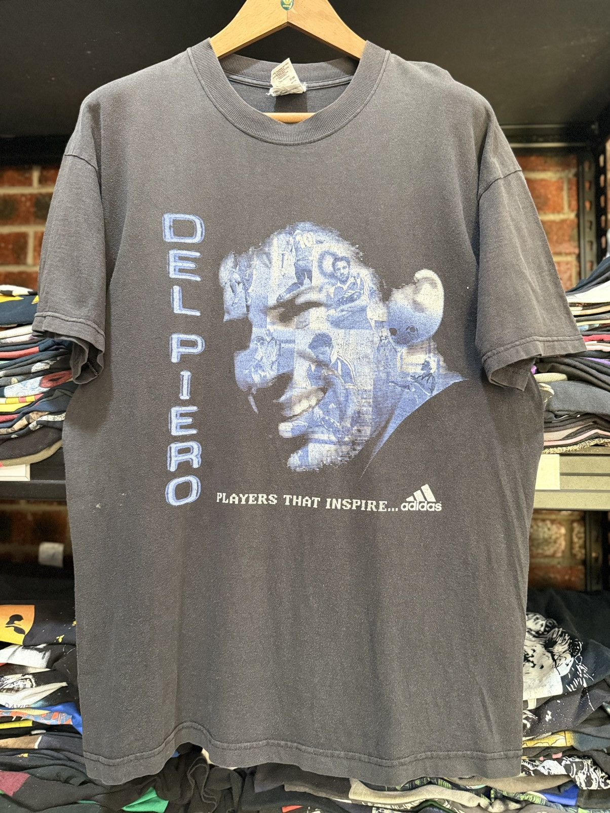 Adidas Thrashed Vintage Del Piero Player That Inspire Adidas Tee Size US L / EU 52-54 / 3 - 1 Thumbnail