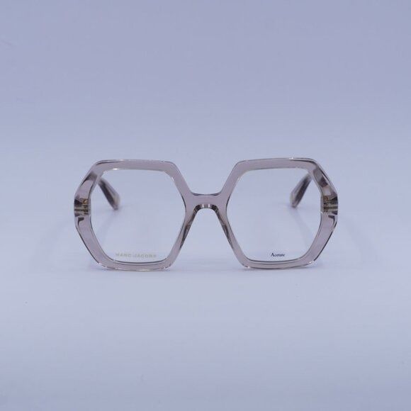 Marc Jacobs Marc Jacobs MJ 1077 010A 00 Eyeglasses Transparent Beige Size ONE SIZE - 4 Thumbnail