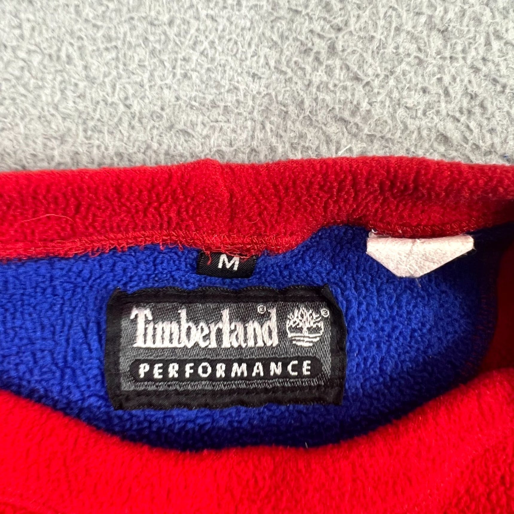 Timberland VINTAGE Timberland Fleece Sweater Mens M Red Crewneck 90s Outdoor Retro Size US M / EU 48-50 / 2 - 3 Thumbnail