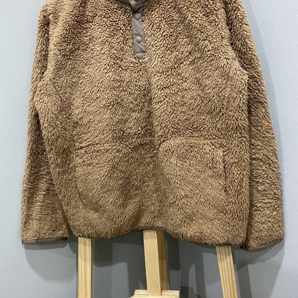 Uniqlo × White Mountaineering Uniqlo White Mountaineering Fleece Oversize Pullover Jacket Size US S / EU 44-46 / 1 - 4 Thumbnail