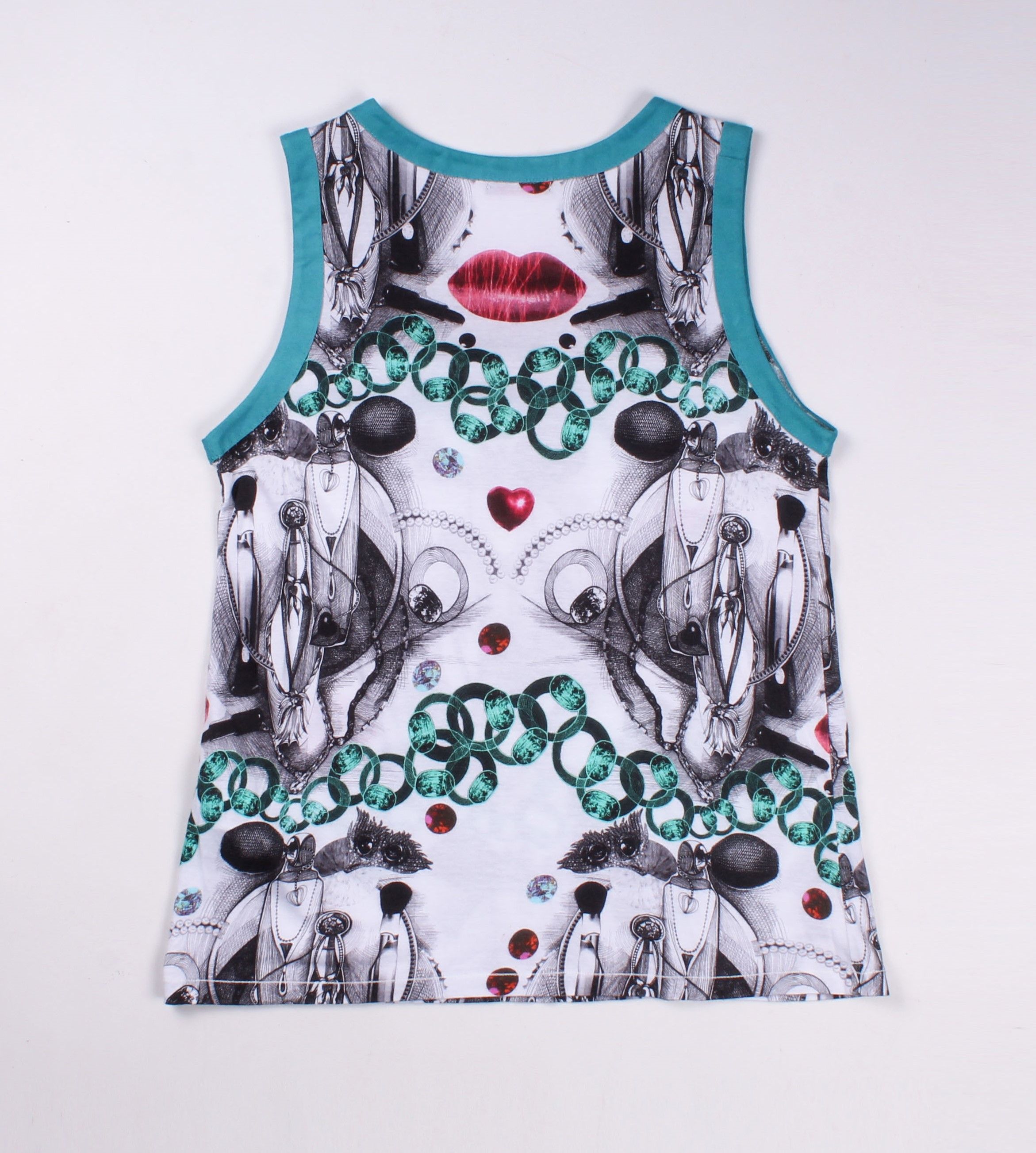 Custo Barcelona Custo Barcelona Y2K Futuristic Multicolor Tank Top Size S / US 4 / IT 40 - 9 Thumbnail