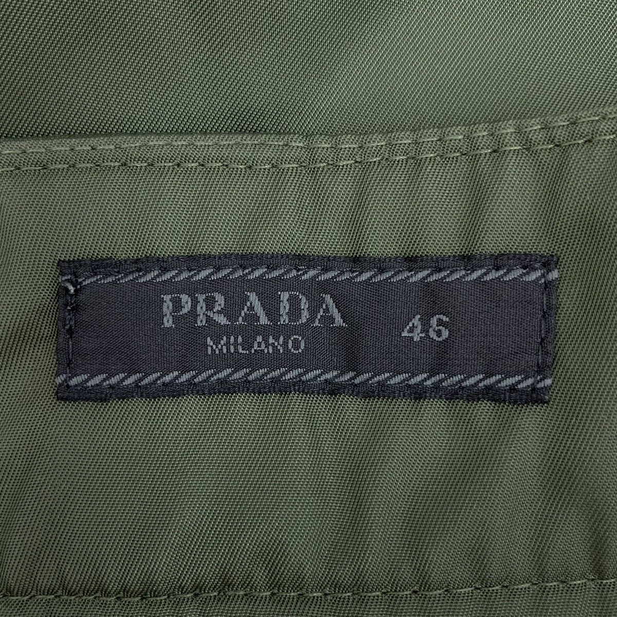 Prada Prada Army Green Triangle Logo Casual Pants K26WX Size US 32 / EU 48 - 6 Thumbnail