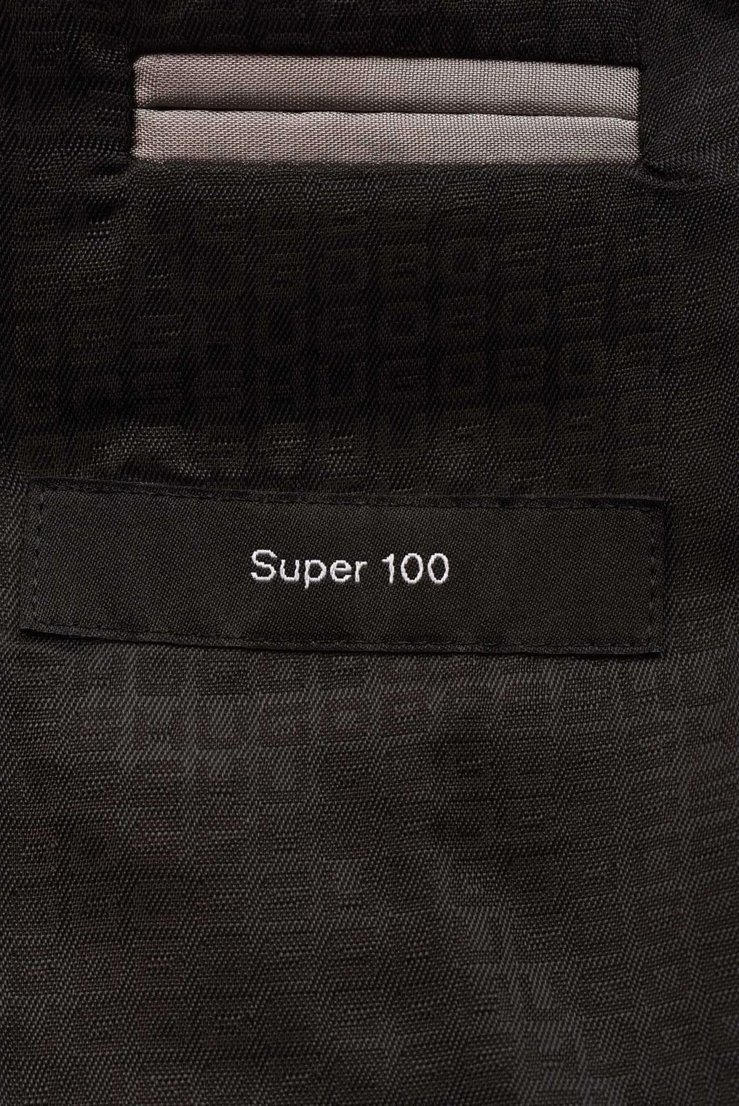 Hugo Boss Hugo Boss Super 100 Virgin Wool Blazer Dark Gray XL / EU58 Size 48R - 4 Thumbnail