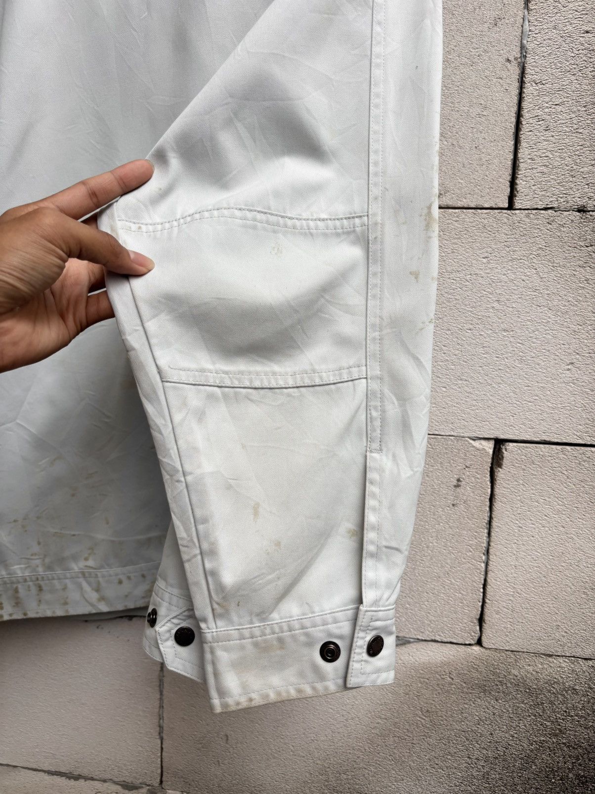 Kansai Yamamoto Thrashed KANSAI YAMAMOTO ZIP JACKET Distressed ERD Grunge Size US L / EU 52-54 / 3 - 12 Thumbnail