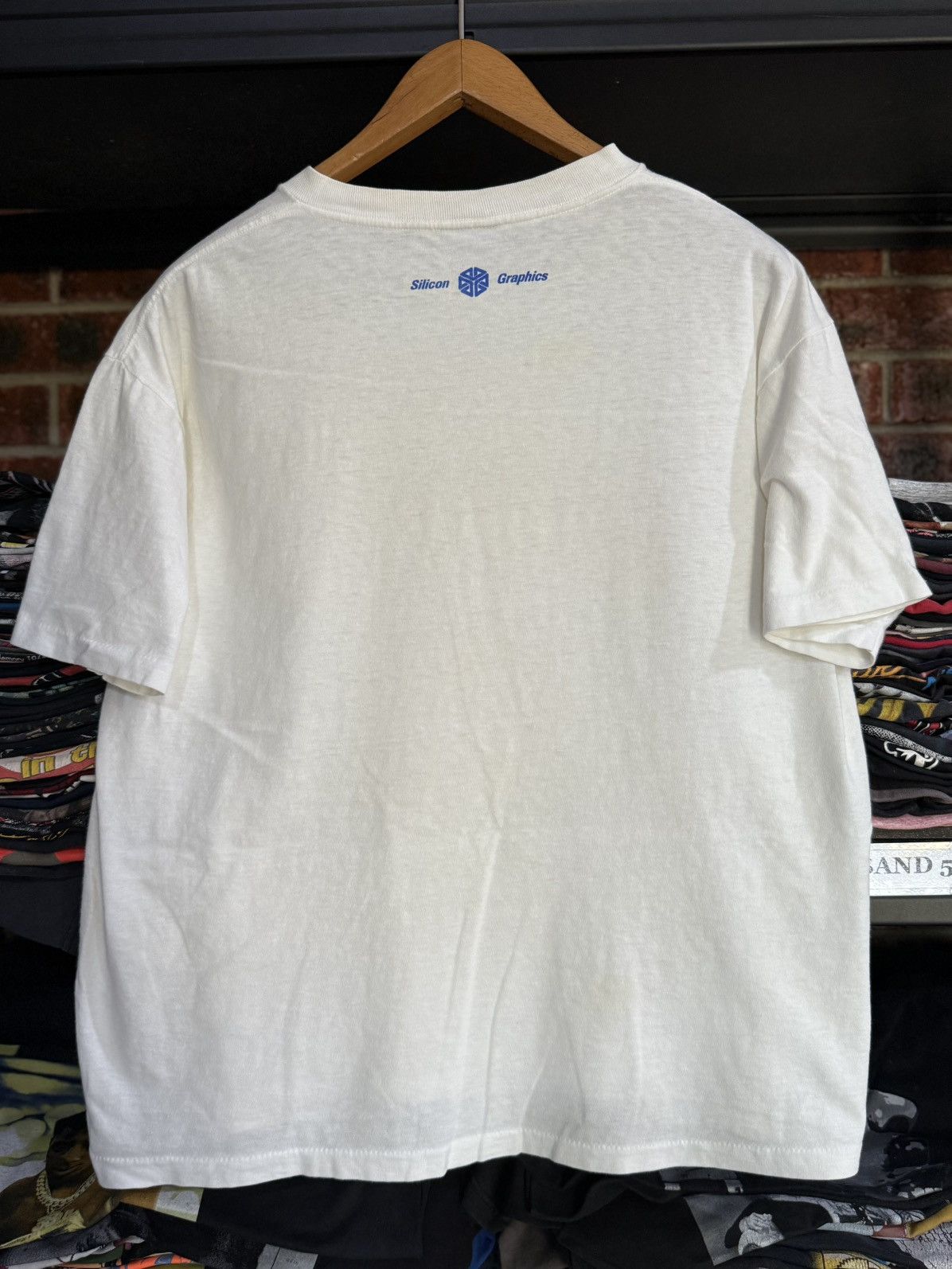 Vintage 90s Silicon Graphics Inspired By Vision Faded Boxy T