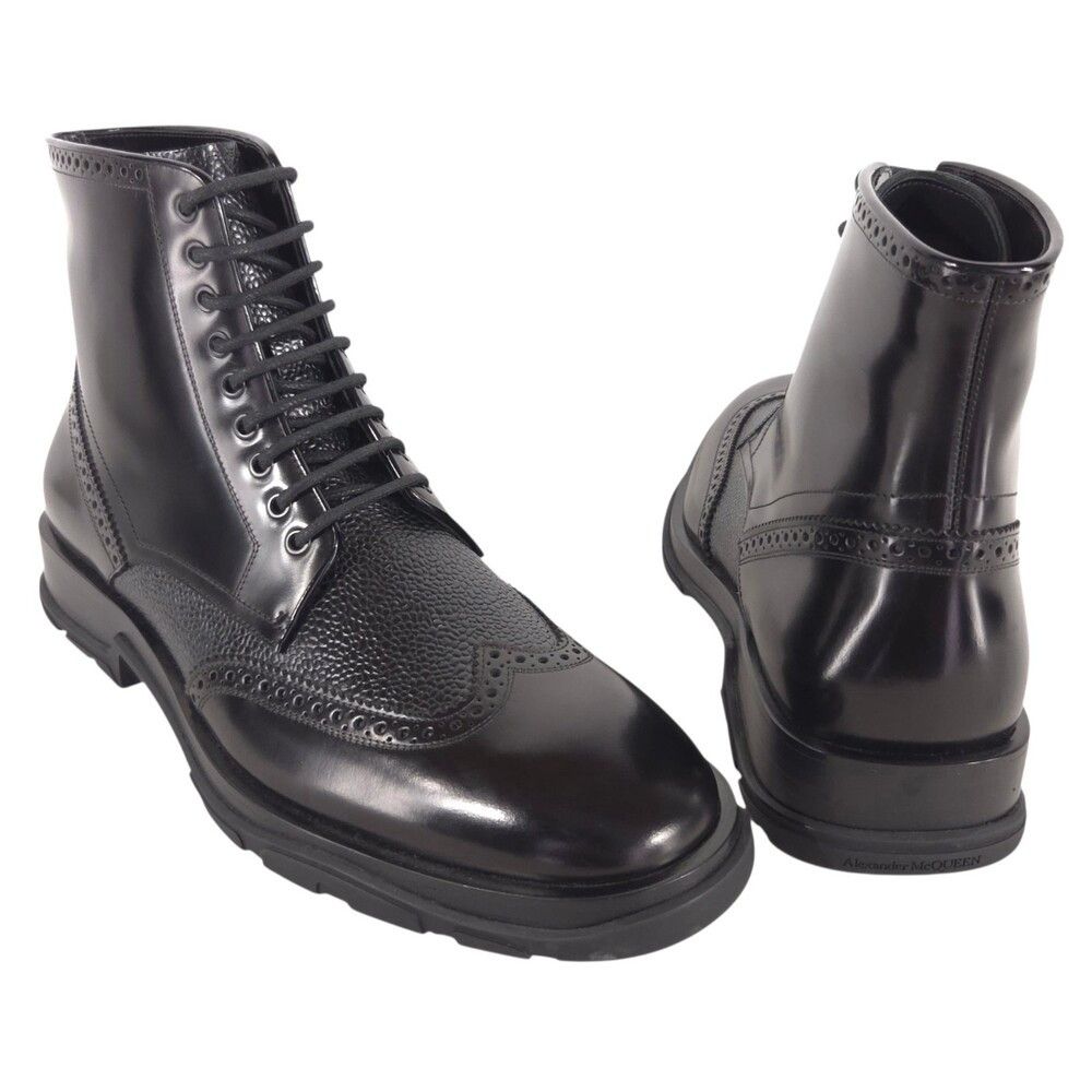 Alexander McQueen Alexander McQueen Hybrid Brogue Lace Up Boots US 8 EU 41 Men Size US 8 / EU 41 - 1 Thumbnail