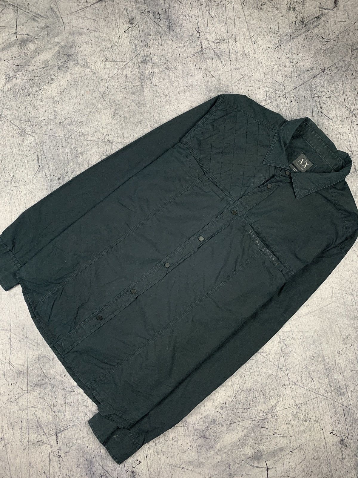 Armani Exchange Designer Armani Exchange Pocket Shirt Long Sleeve Luxury Top Size US XL / EU 56 / 4 - 1 Thumbnail