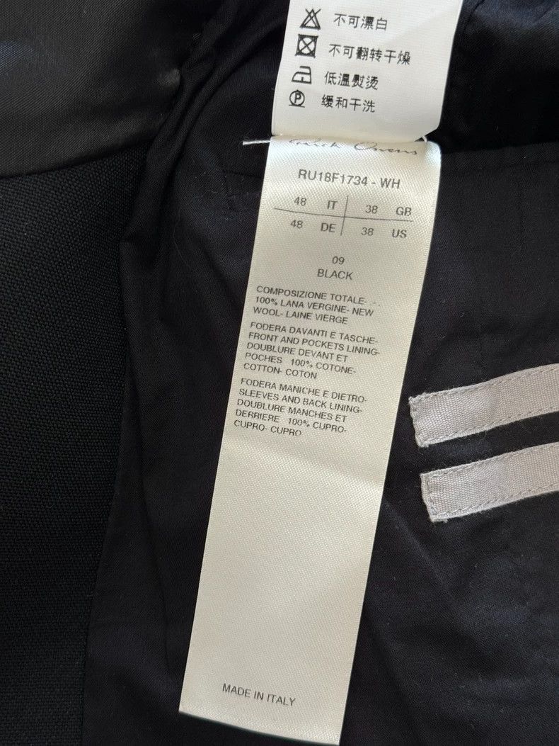 Rick Owens Rick Owens Wool double-breasted lapel long sleeve suit-2505 Size US M / EU 48-50 / 2 - 6 Thumbnail