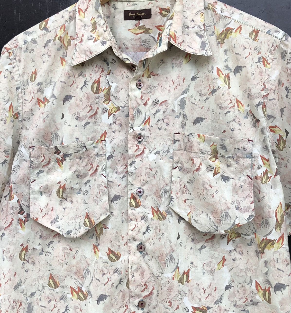 Paul Smith Paul Smith Collection Floral Printed Short Sleeve Size US L / EU 52-54 / 3 - 5 Thumbnail