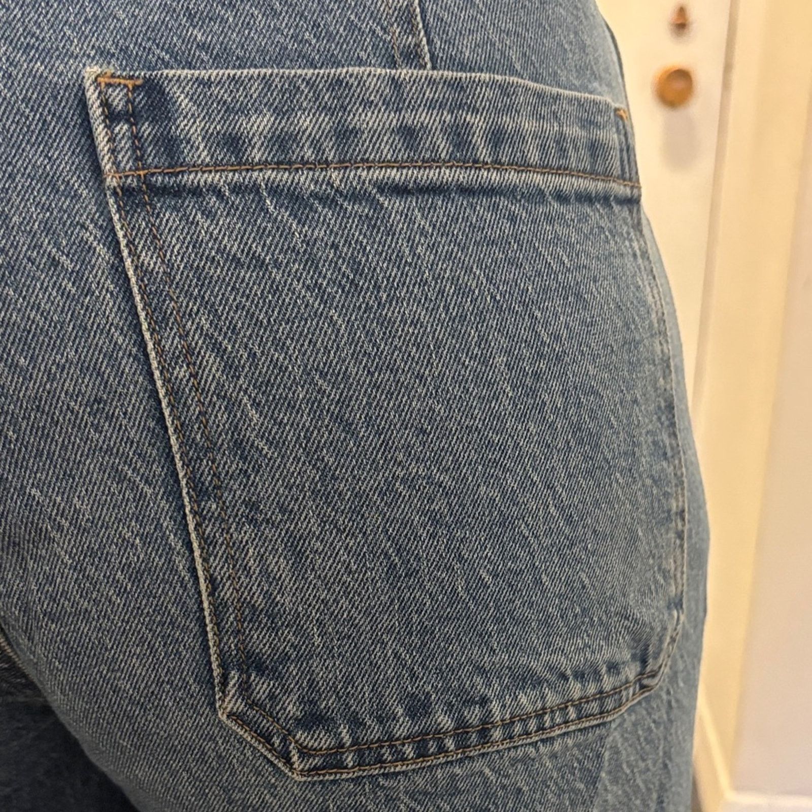 Pistola NWT Pistola Wide-Leg Jeans in Classic Blue Size 30 Size 30" / US 8 / IT 44 - 6 Thumbnail