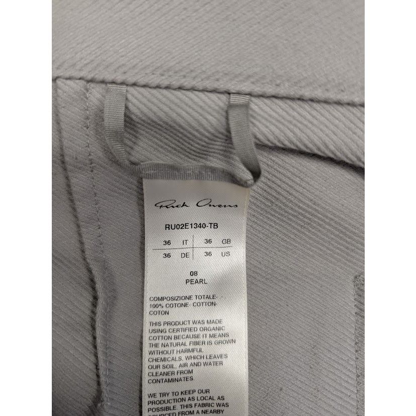 Rick Owens o1rshd1 Double Cargo Pants in Pearl Size US 36 / EU 52 - 12 Thumbnail