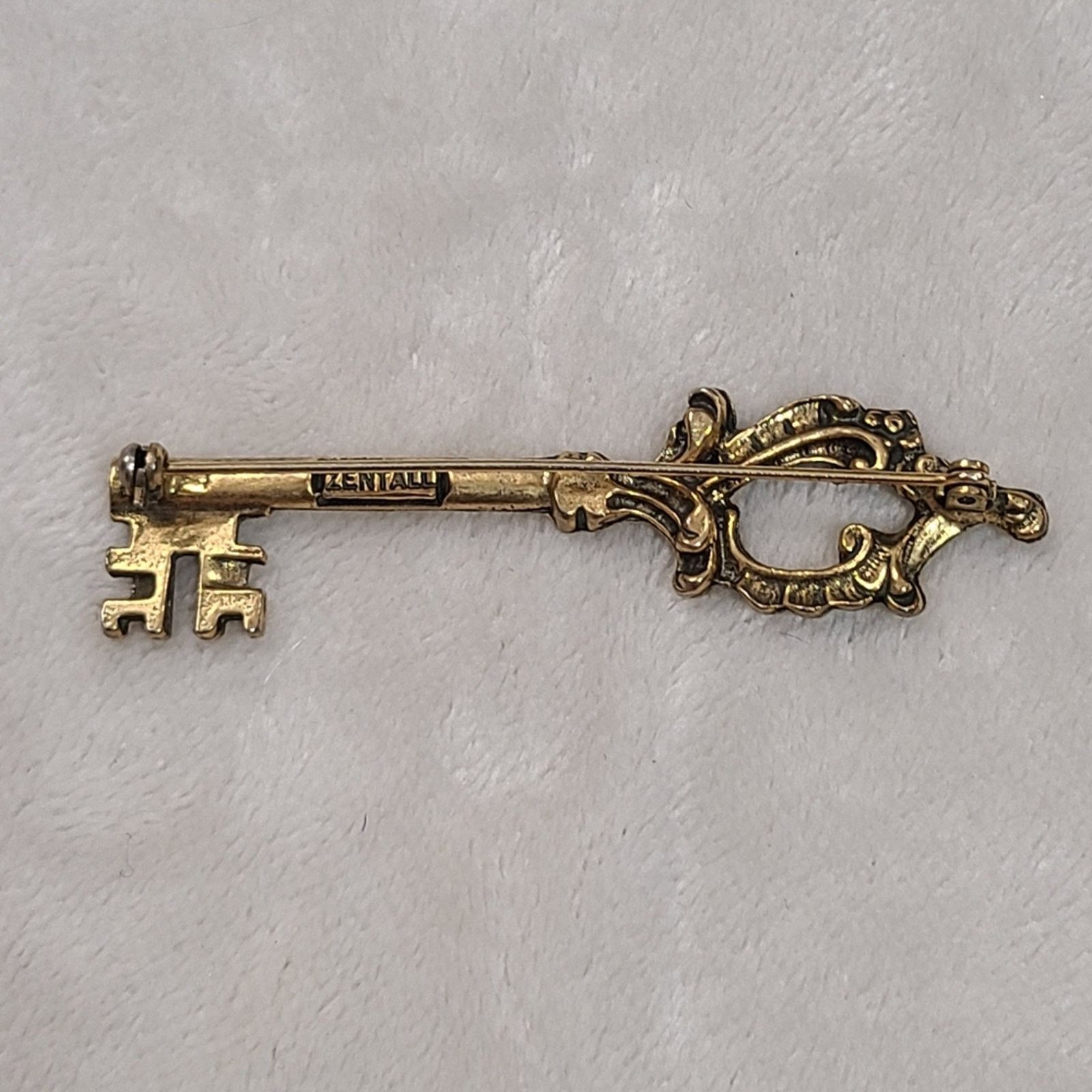 Vintage Vintage Zentall Skeleton Key Brooch Size ONE SIZE - 2 Thumbnail