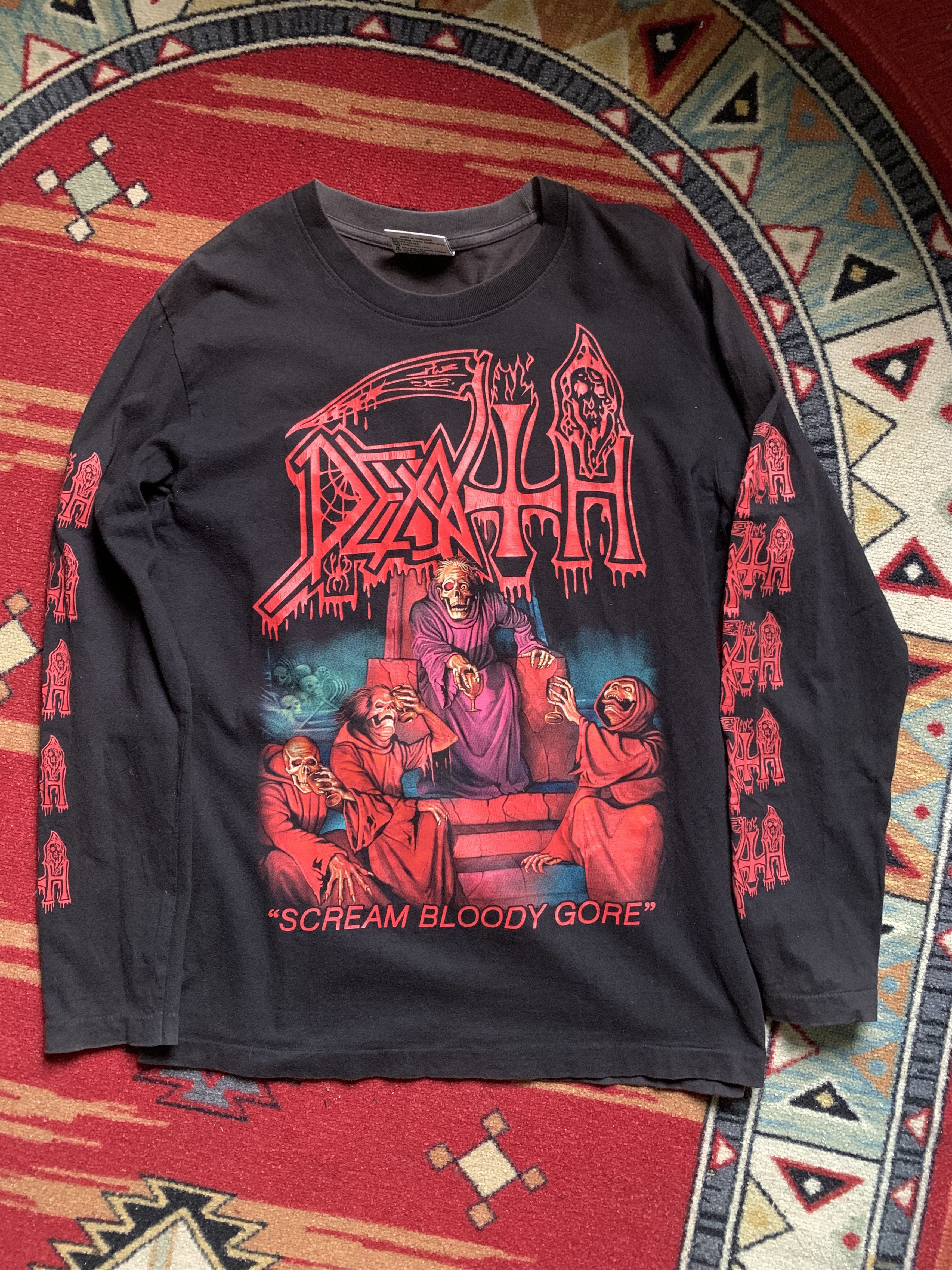 Band Tees Death Scream Bloody Gore long sleeve Size US M / EU 48-50 / 2 - 1 Thumbnail