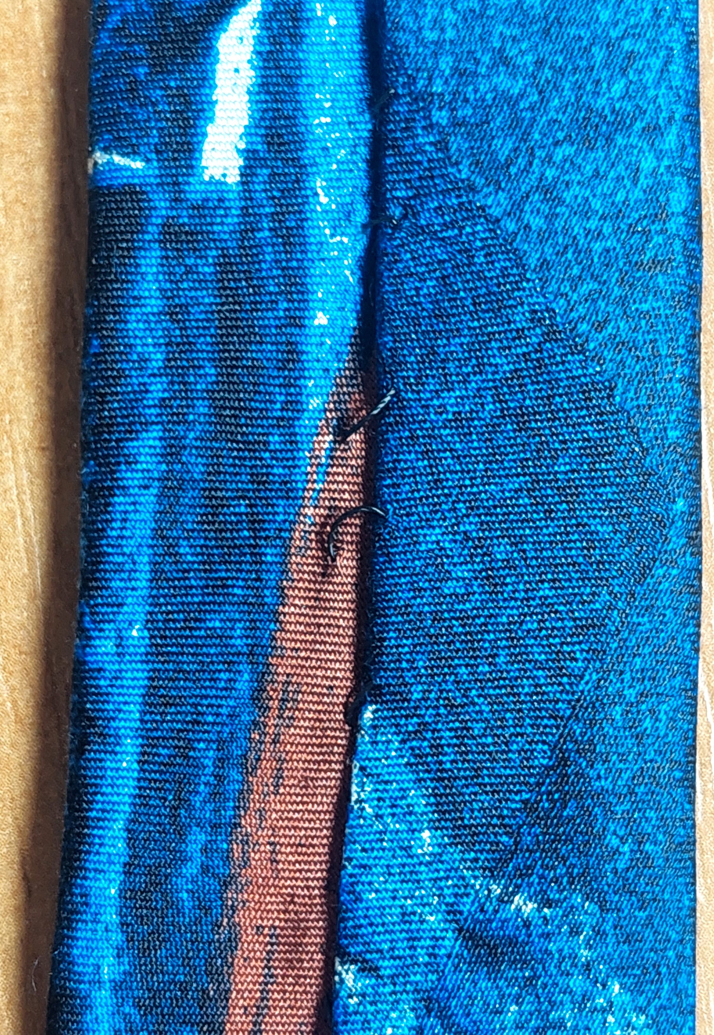 Claude Montana Claude Montana Paris Silk BlueTie Abstract Industrial 90s Size ONE SIZE - 14 Thumbnail