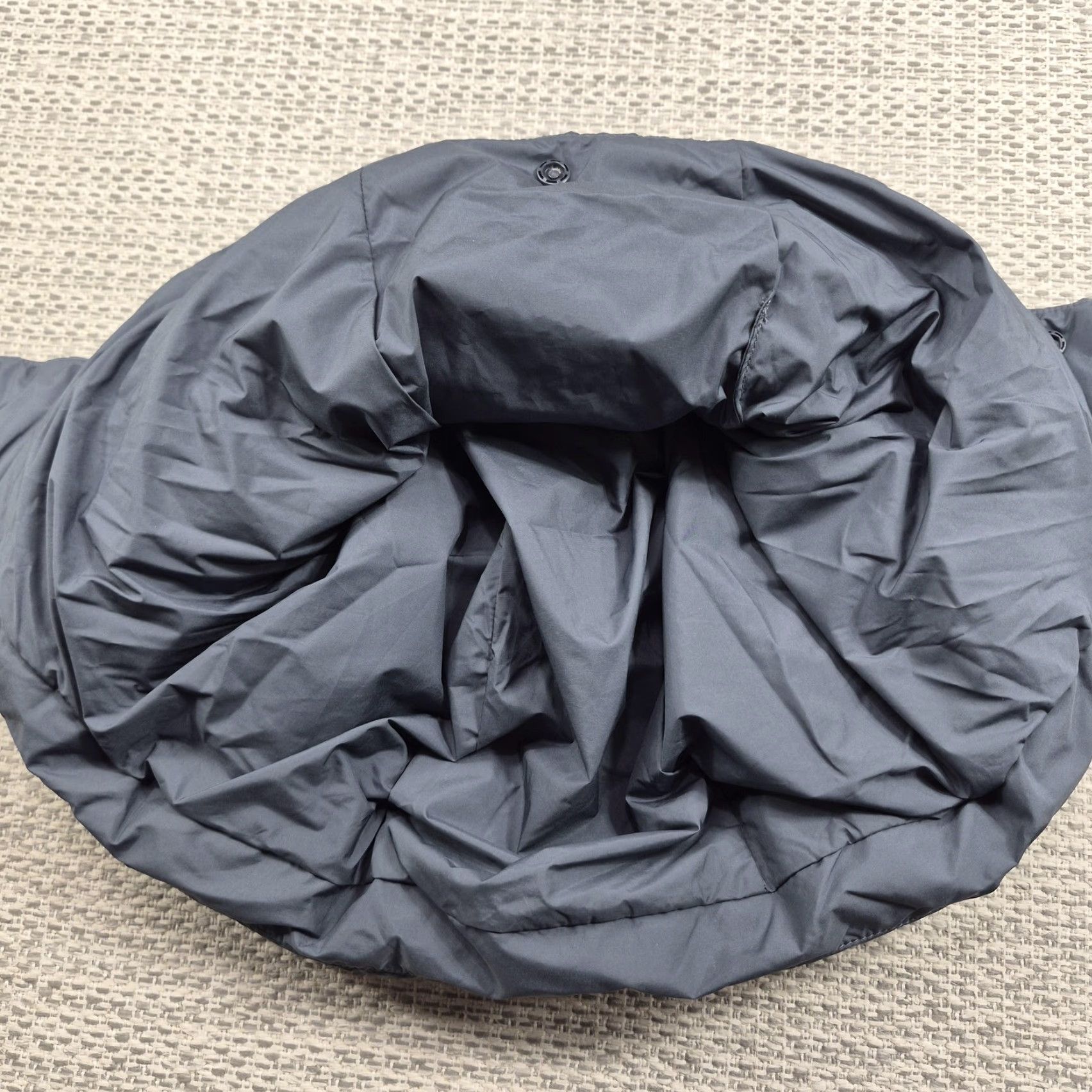 Lululemon Lululemon Jacket Womens One Size Gray Insulated Snap On Puffer Collar Hood Size ONE SIZE - 6 Thumbnail
