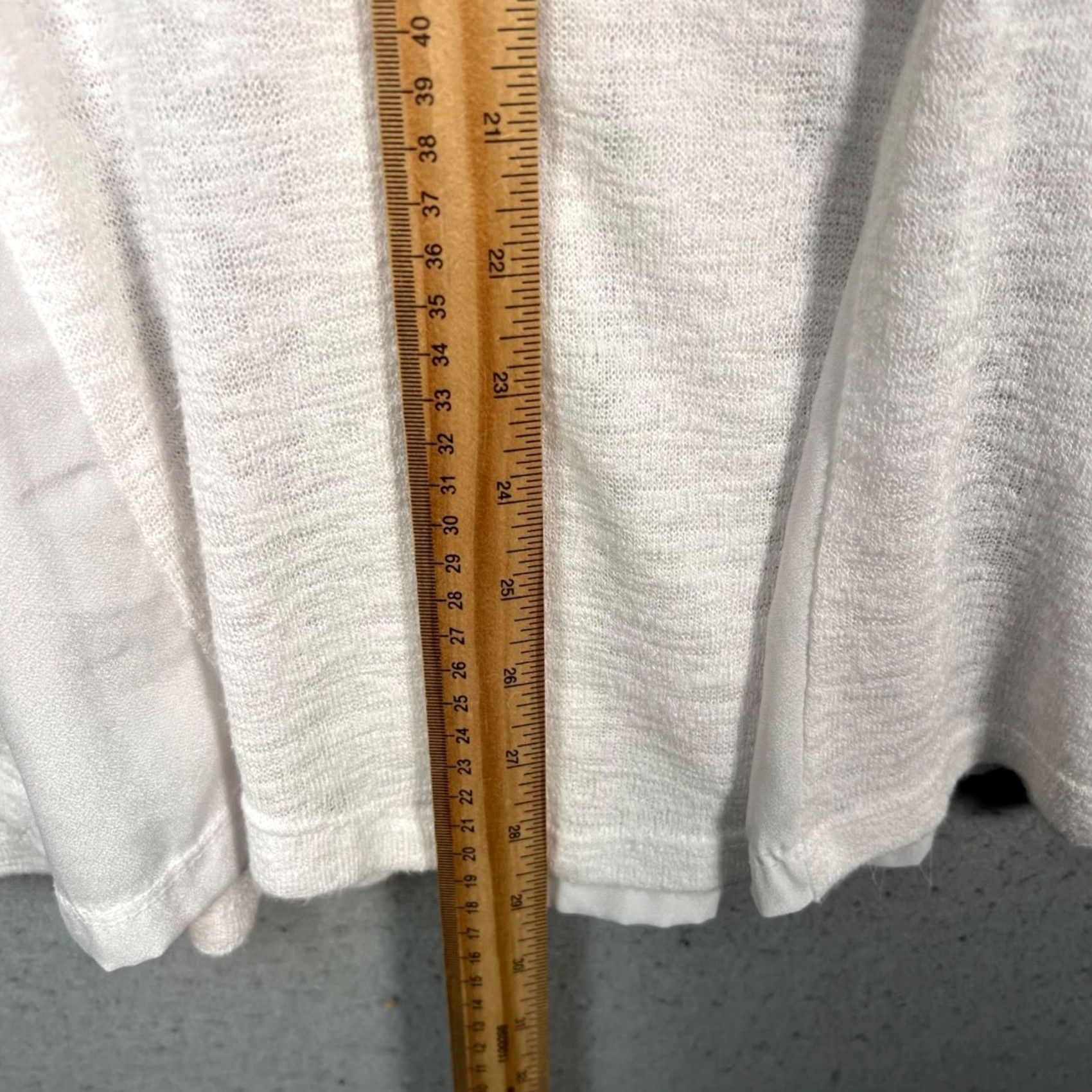 Vintage Zoe Womens Blouse Shirt Large White Button-Up Tie Sleeve Detail Sheer Panels VINTAGE? No Size L / US 10 / IT 46 - 5 Thumbnail