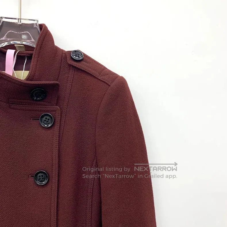 Burberry Burberry Red Wool Double. Size US S / EU 44-46 / 1 - 3 Thumbnail