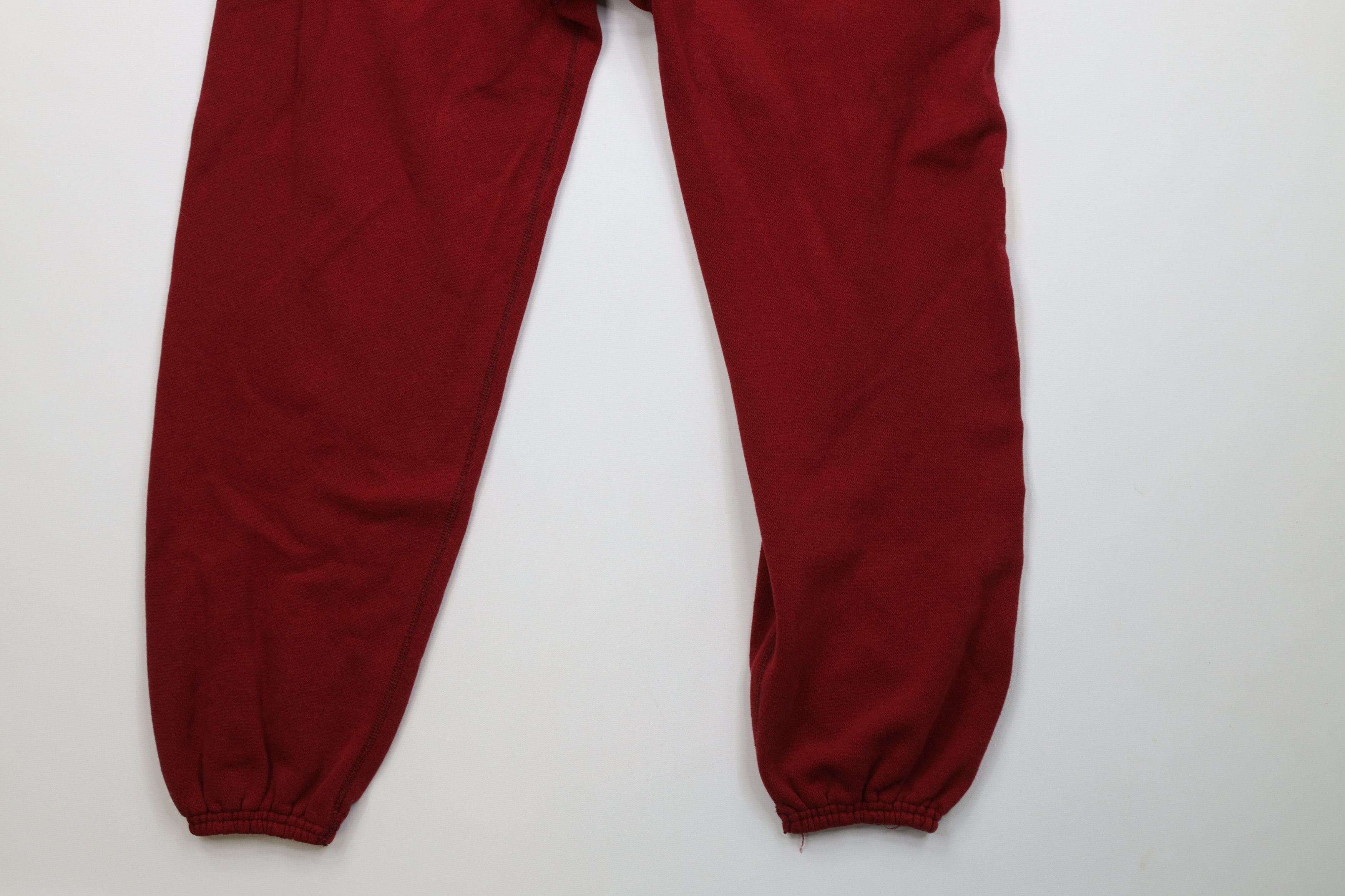 Vintage Vintage 70s Streetwear Sweatpants Joggers Pants Red USA Size US 36 / EU 52 - 14 Thumbnail