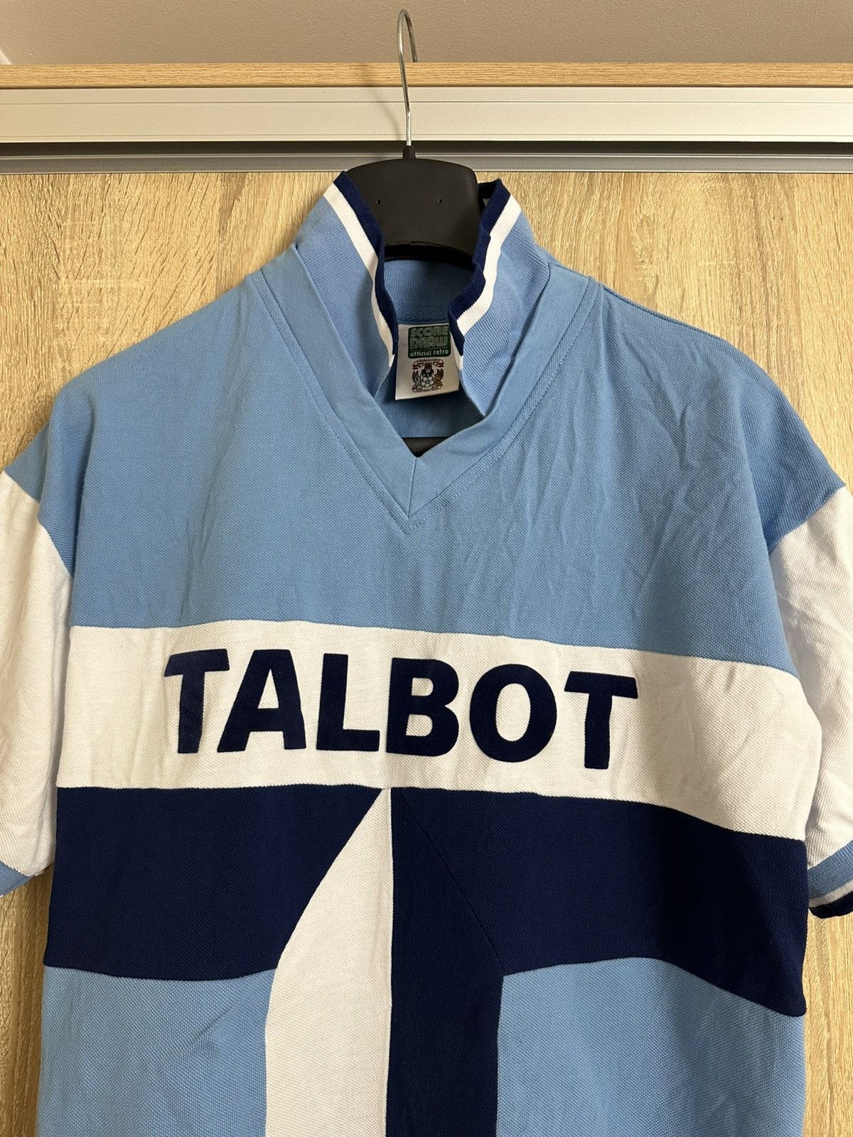 Vintage 🔥 Coventry City 1981 1983 Retro Jersey T Shirt Score Draw Size US L / EU 52-54 / 3 - 2 Thumbnail