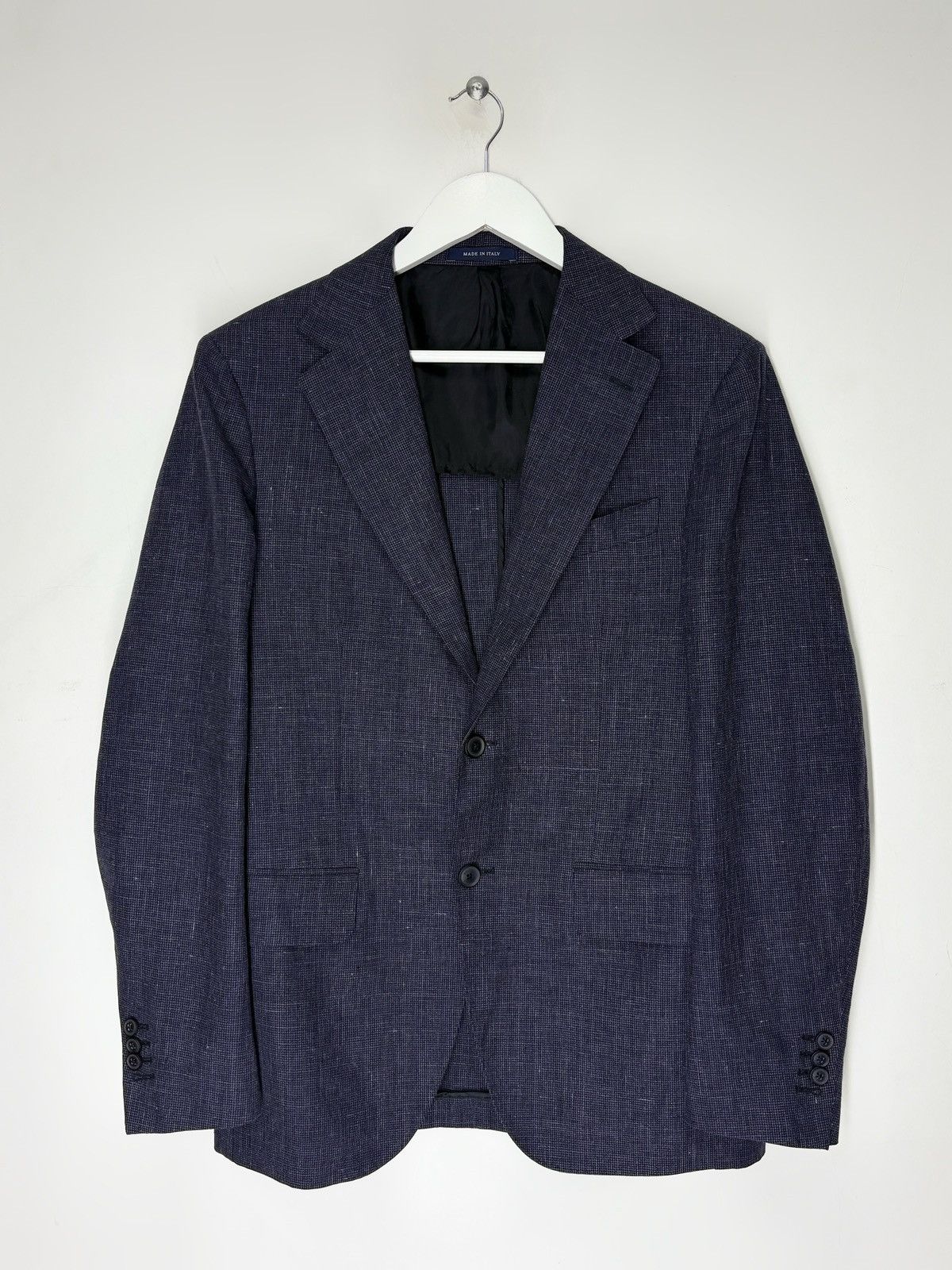 Boggi Boggi Linen Wool Blue Blazer Jacket Men’s 48R Size 48R - 1 Thumbnail