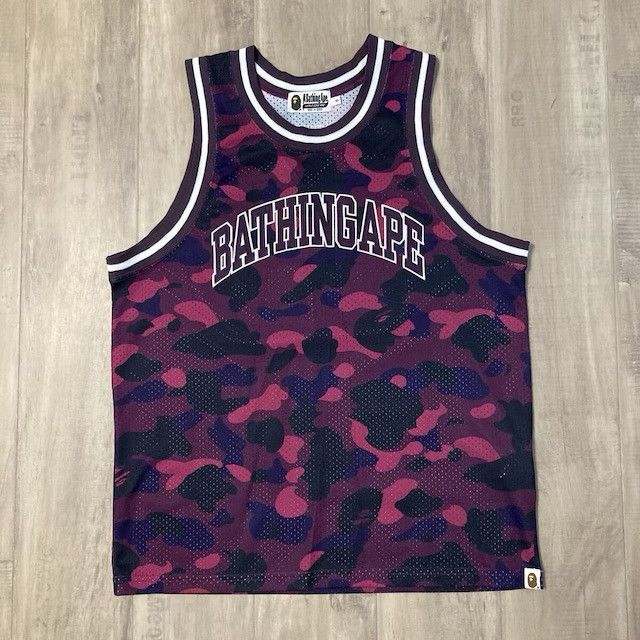 Bape BAPE PURPLE CAMO Basketball Tank Top a bathing ape Size US S / EU 44-46 / 1 - 1 Thumbnail