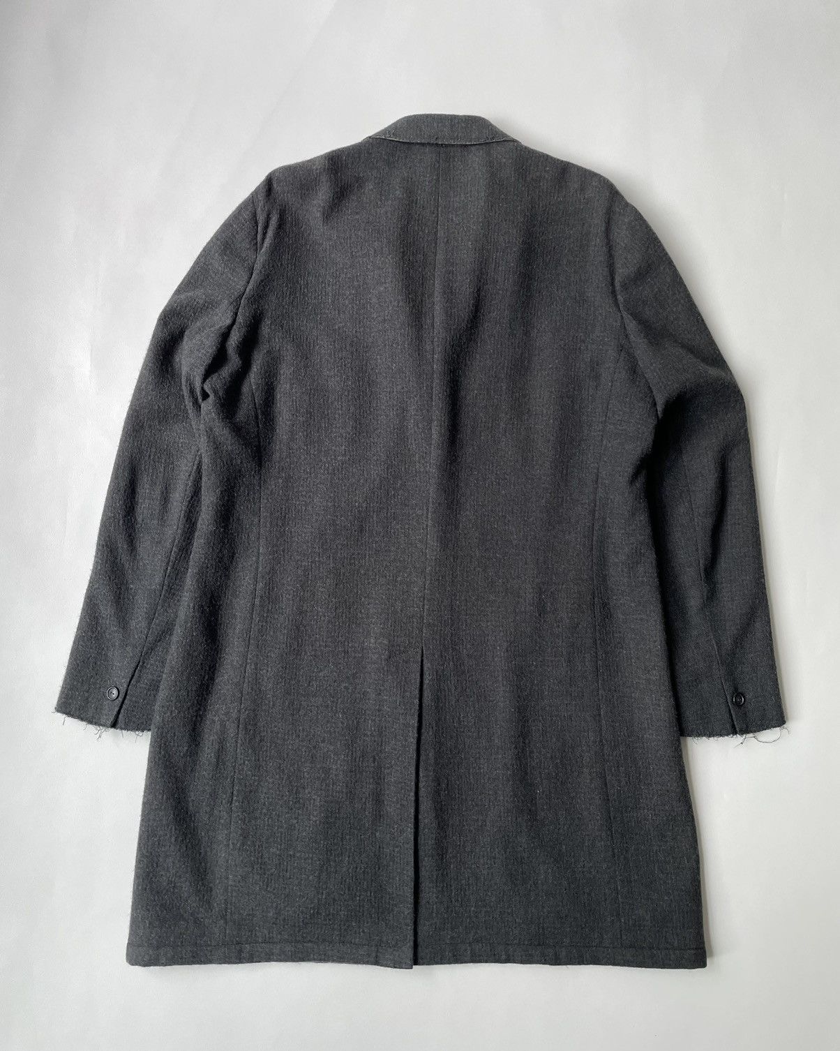 Our Legacy A/W 15 Raw Hem Wool Overcoat Size US M / EU 48-50 / 2 - 12 Thumbnail