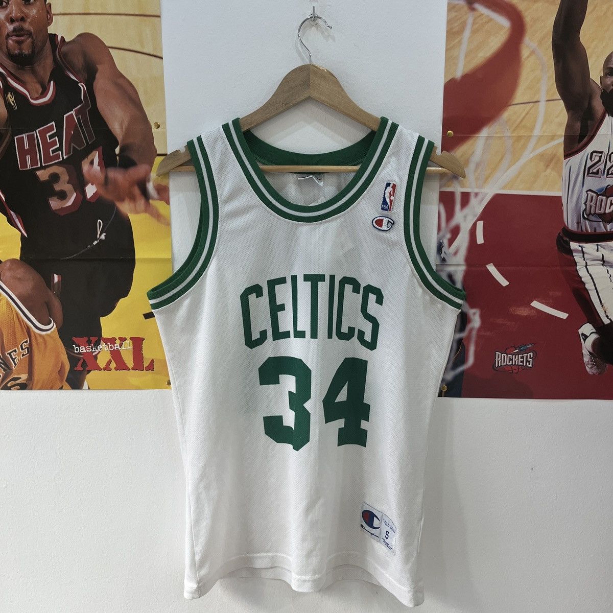 Champion × NBA × Vintage Boston Celtics 2004-08 Home Paul Pierce #34 Champion Jersey Size US S / EU 44-46 / 1 - 1 Thumbnail