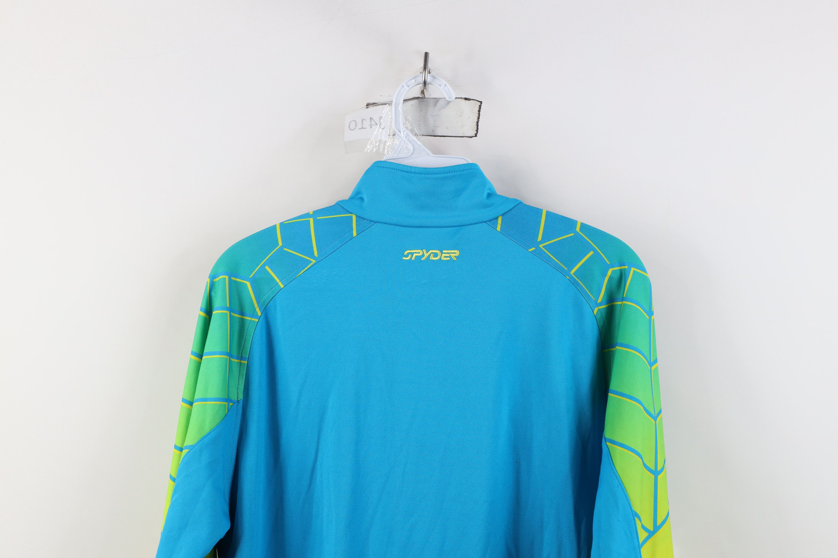 Spyder Vintage Spyder Big Logo Half Zip Pullover Jacket Top Blue Size US S / EU 44-46 / 1 - 15 Thumbnail