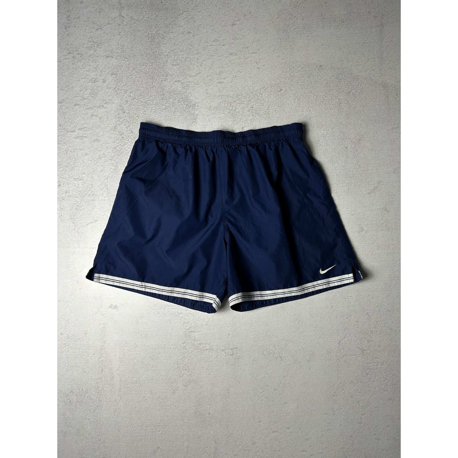 Nike Vintage 90s Nike Blue Preowned Track Shorts - Men's XL Size US 36 / EU 52 - 1 Thumbnail