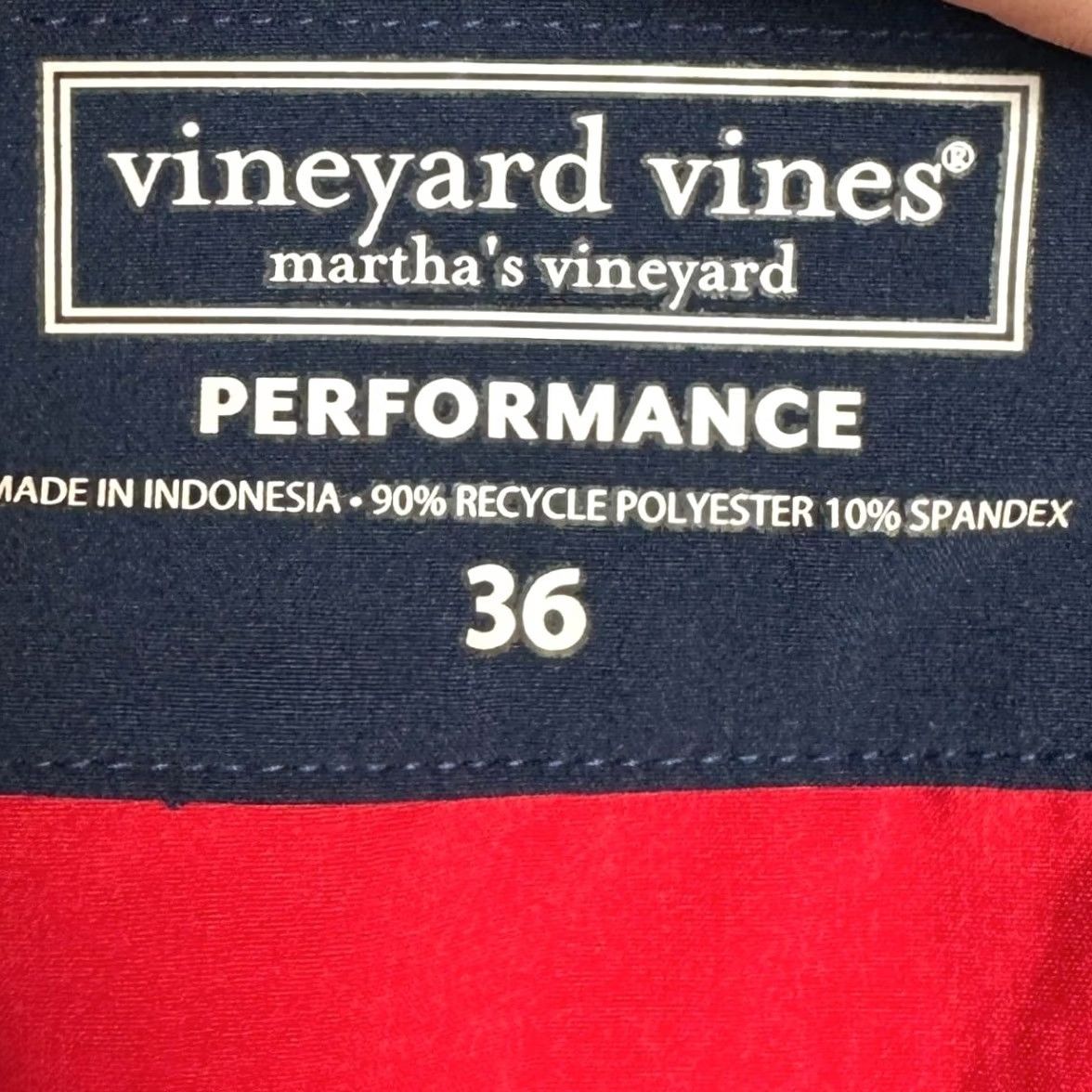 Vineyard Vines Vineyard Vines Board Shorts Men 36 Red Navy Surfing Performance Quick Dry EUC Size US 36 / EU 52 - 3 Thumbnail