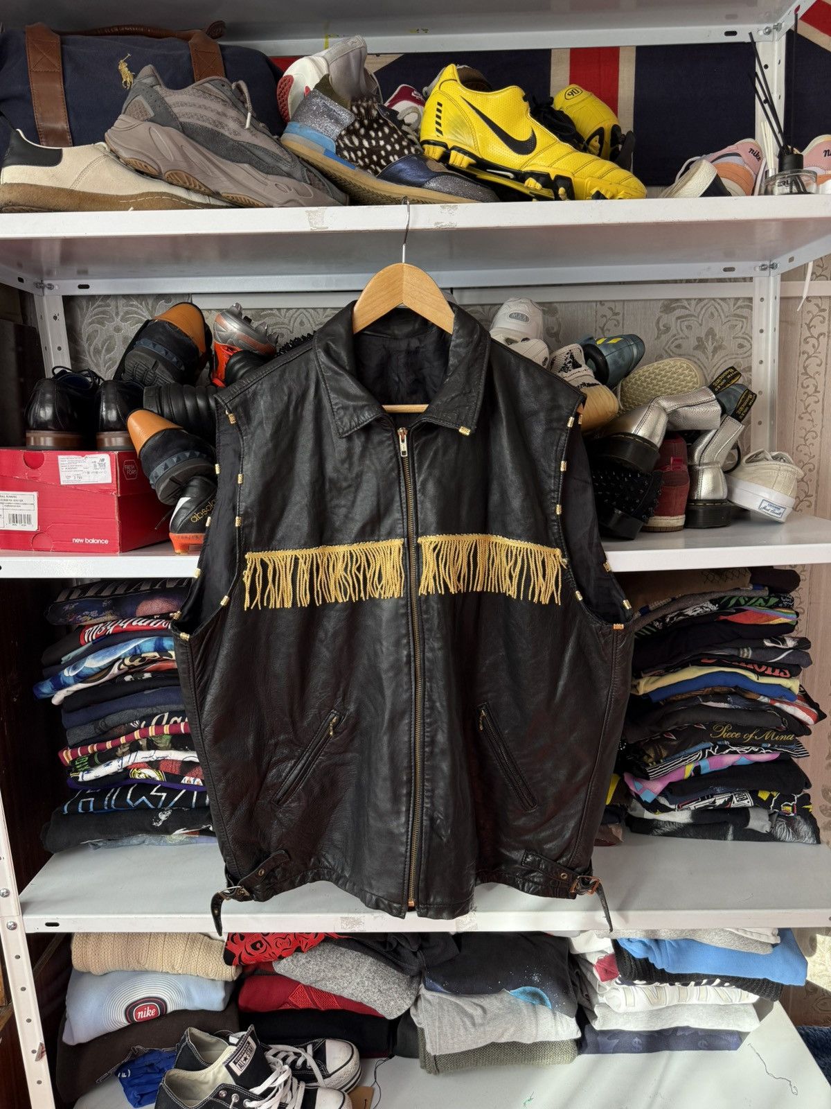 Reel Legends Vintage Vest Real Leather Elvis Y2K Size US L / EU 52-54 / 3 - 1 Thumbnail